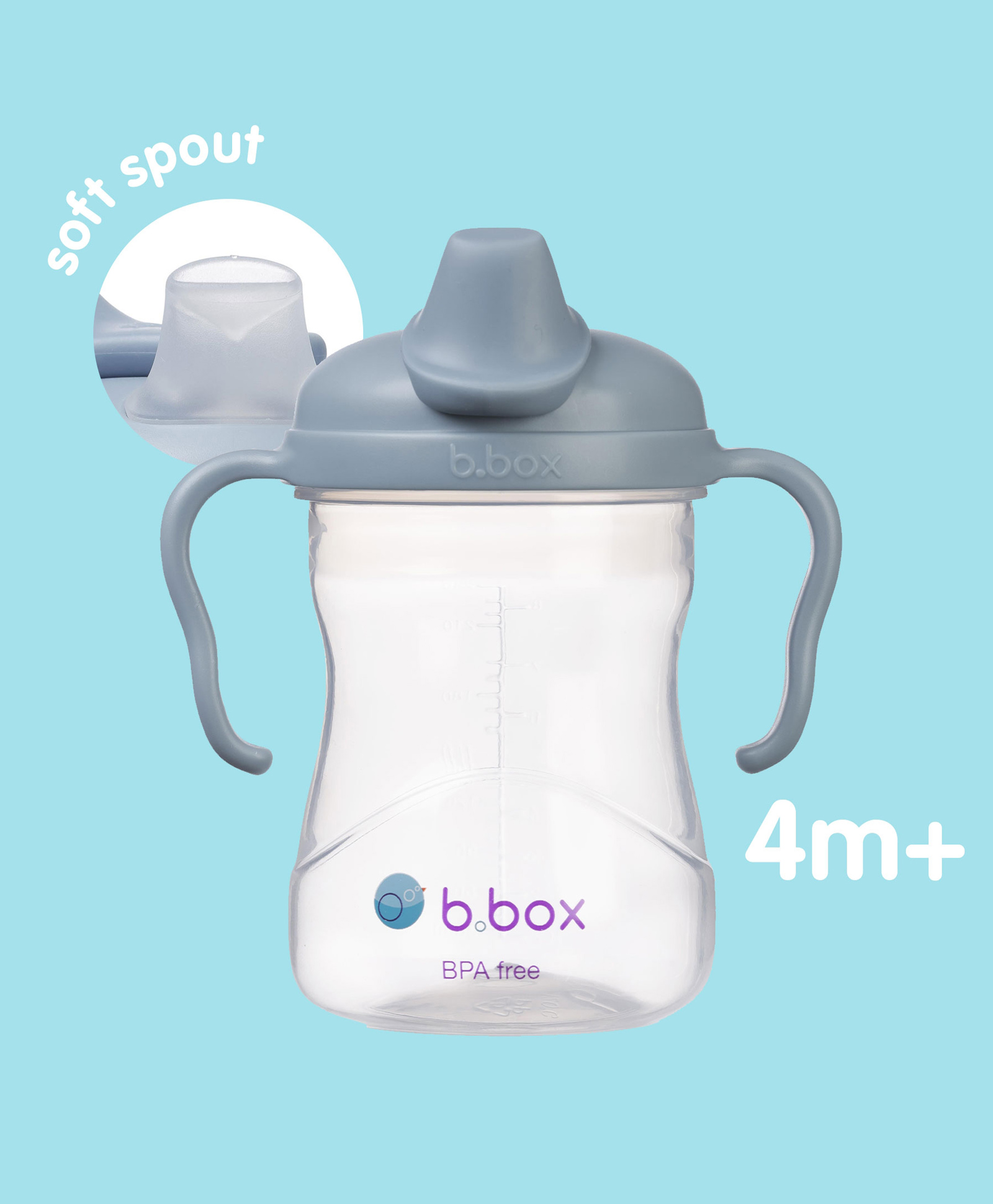 B.Box Soft Spout Cup 240 ml Ocean Blue-picture-28
