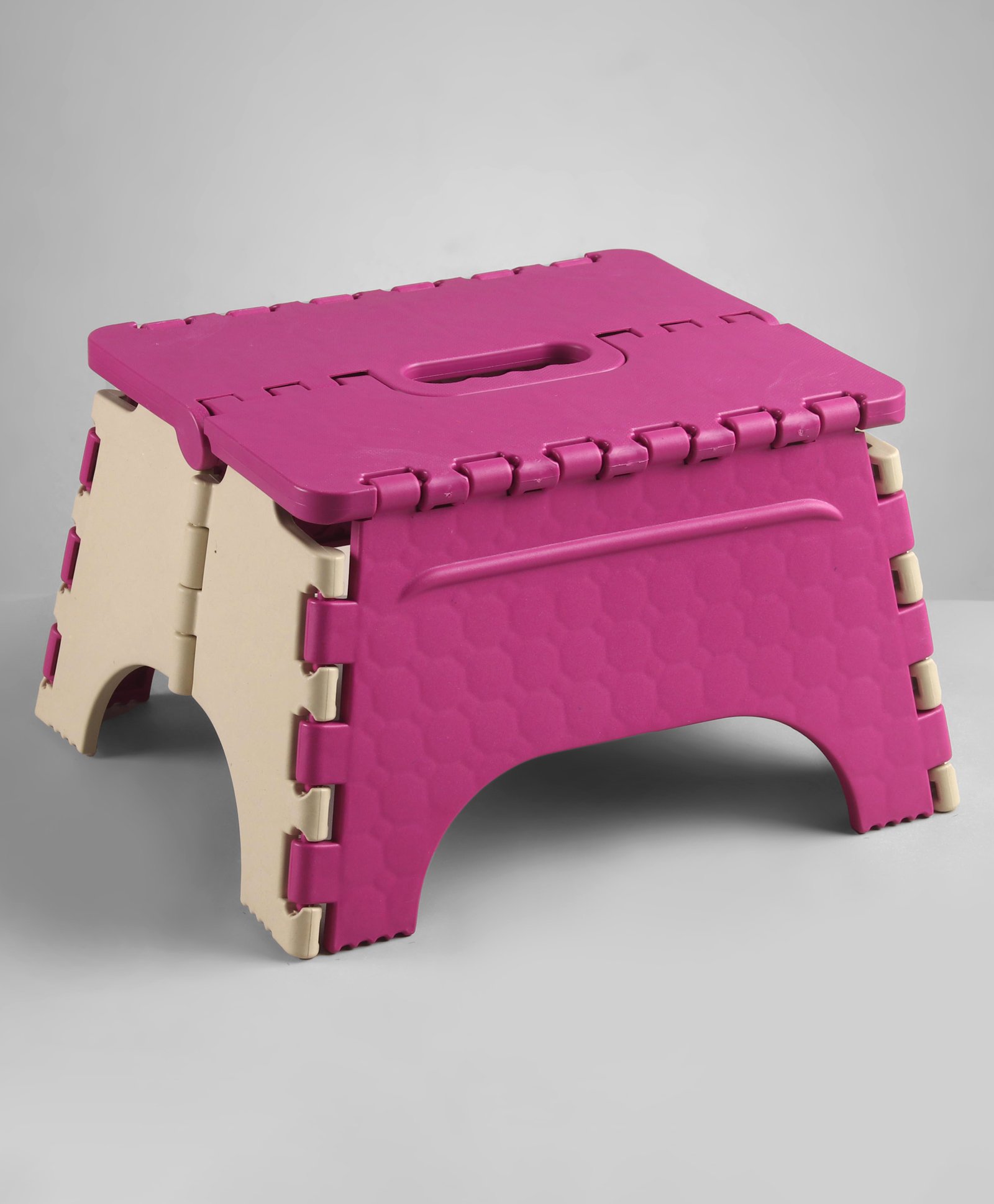 fab n funky Non-Slip Folding Stool - Pink-picture-10