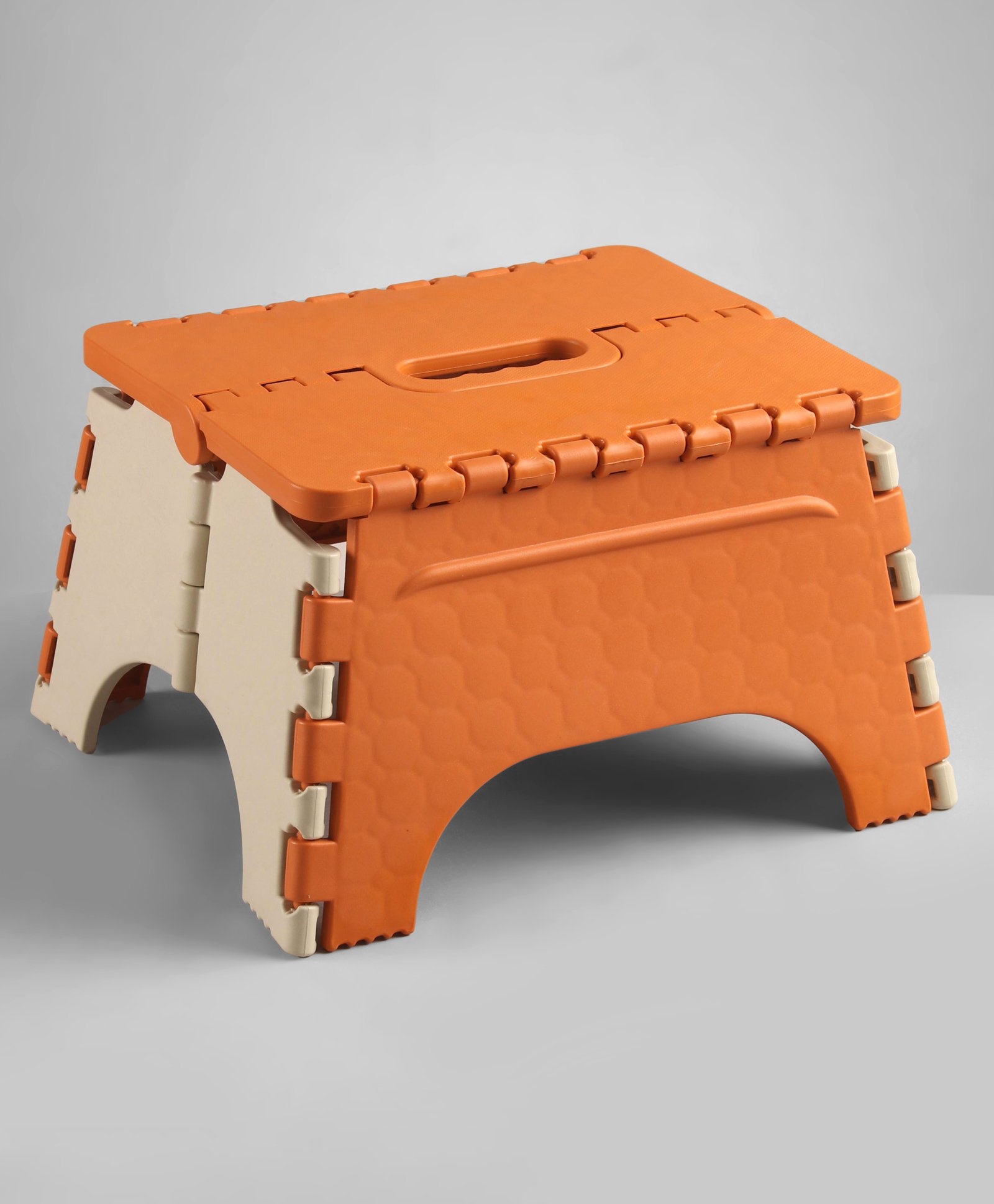 fab n funky Non-Slip Folding Stool - Orange-picture-14
