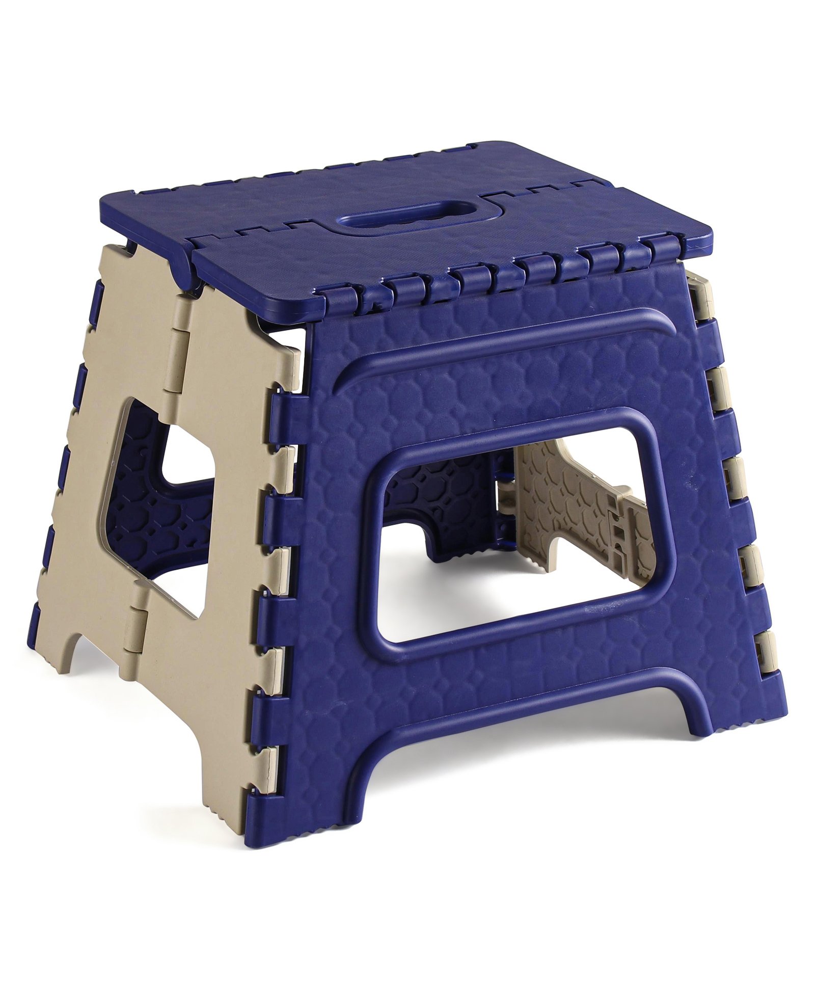 fab n funky Non-Slip Folding Stool - Blue-picture-24