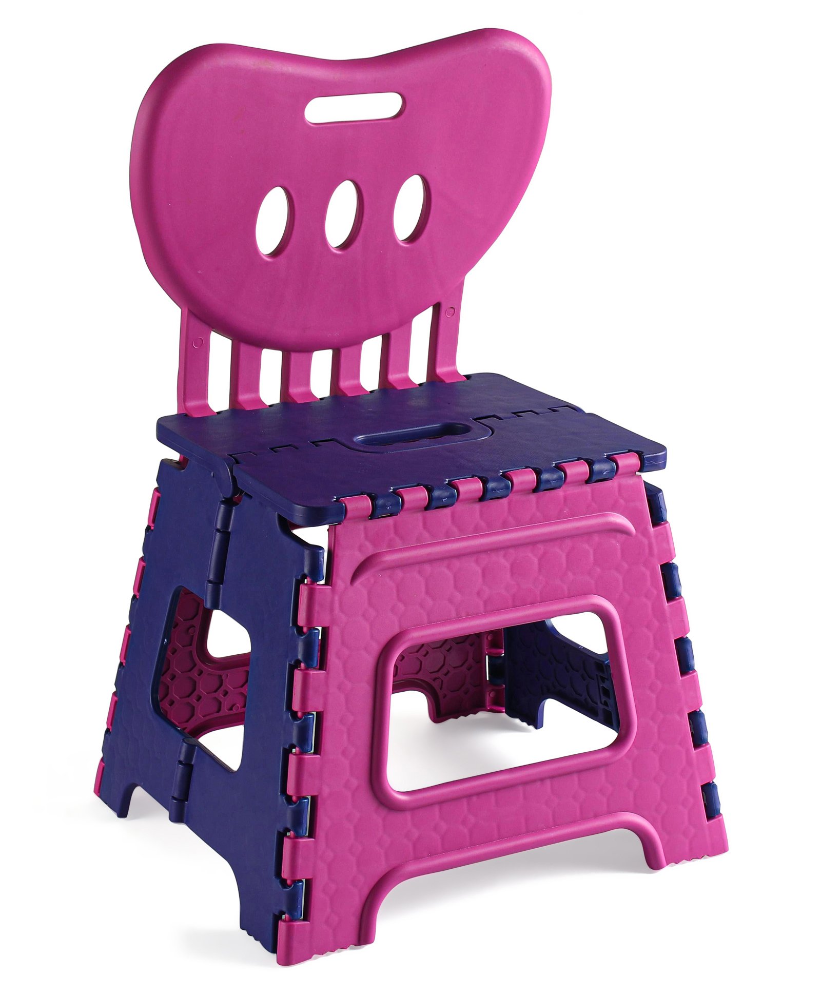 fab n funky Portable Non-Slip Folding Chair - Pink-picture-25