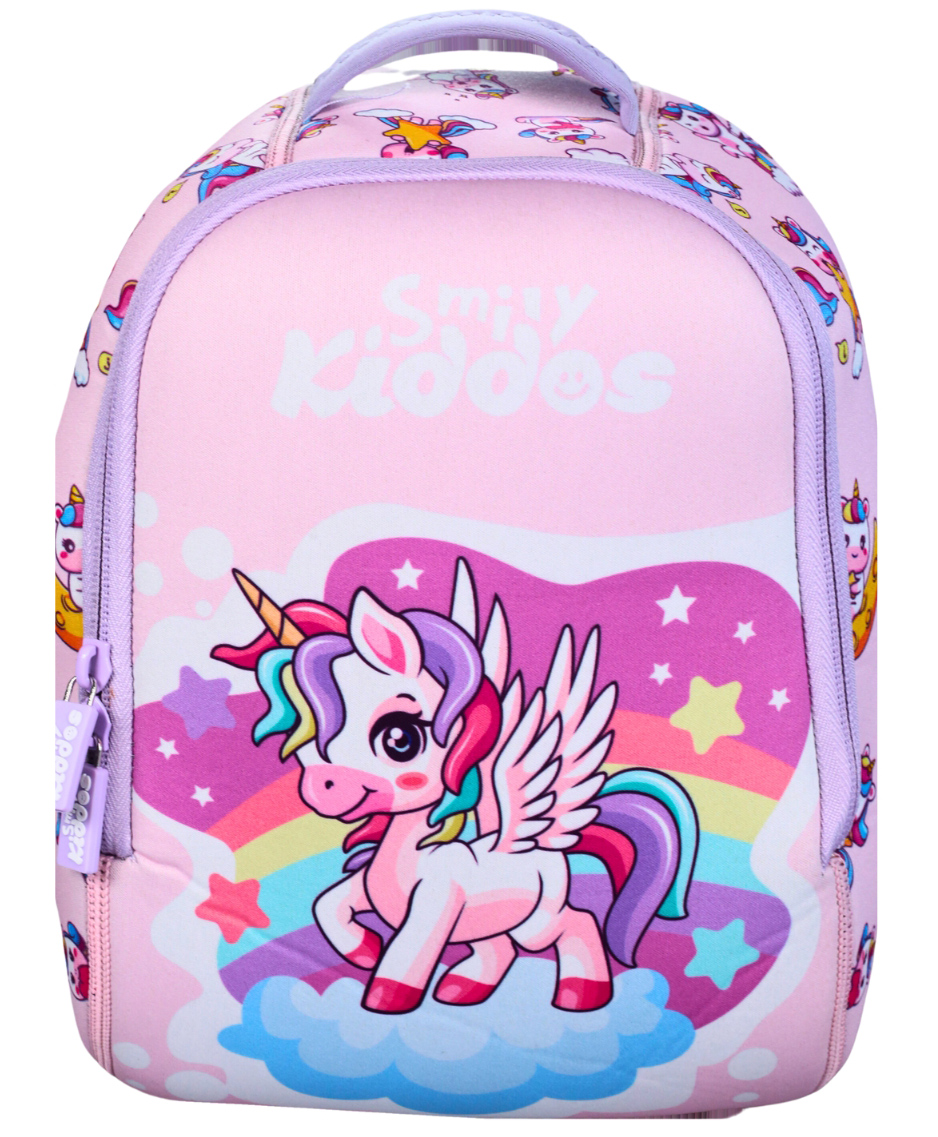 Smily kiddos 6 L Preschool Backpack Unicorn Theme Pink - Height 10 Inch-image-8