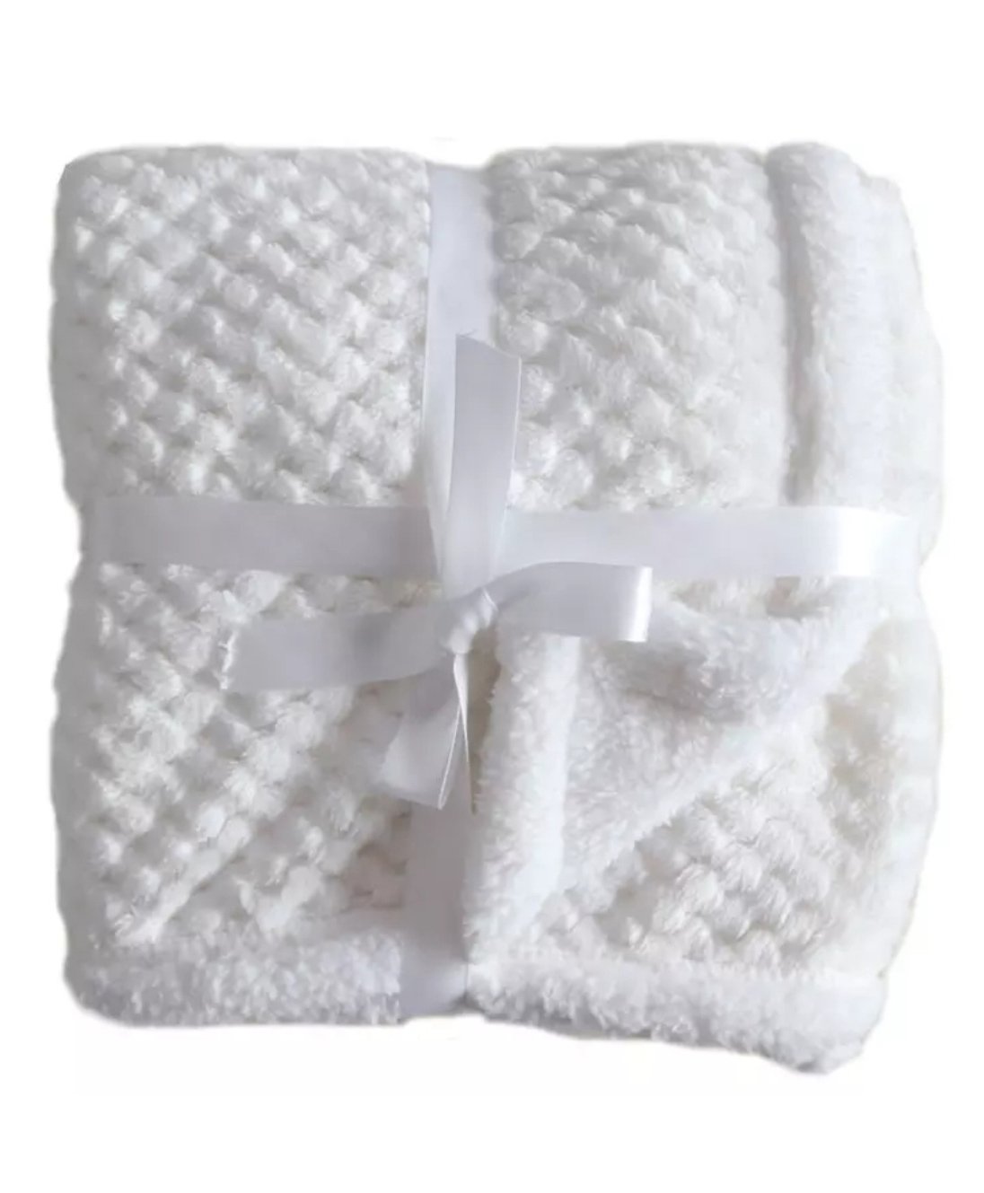 Brandonn Luxury Flannel All Season Blanket - Pure White-picture-9