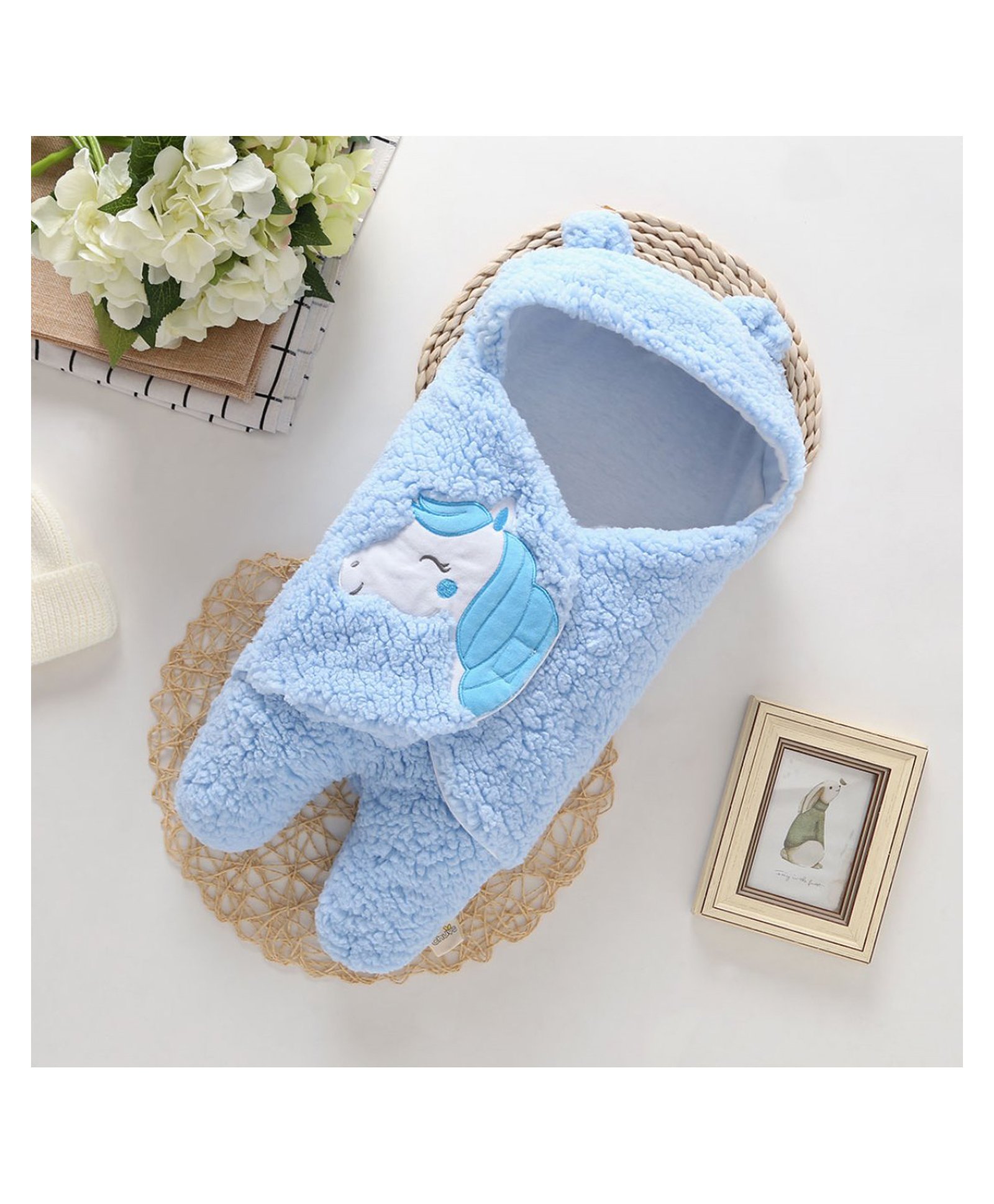 Brandonn Wearable Hooded Blanket - Light Blue-image-43