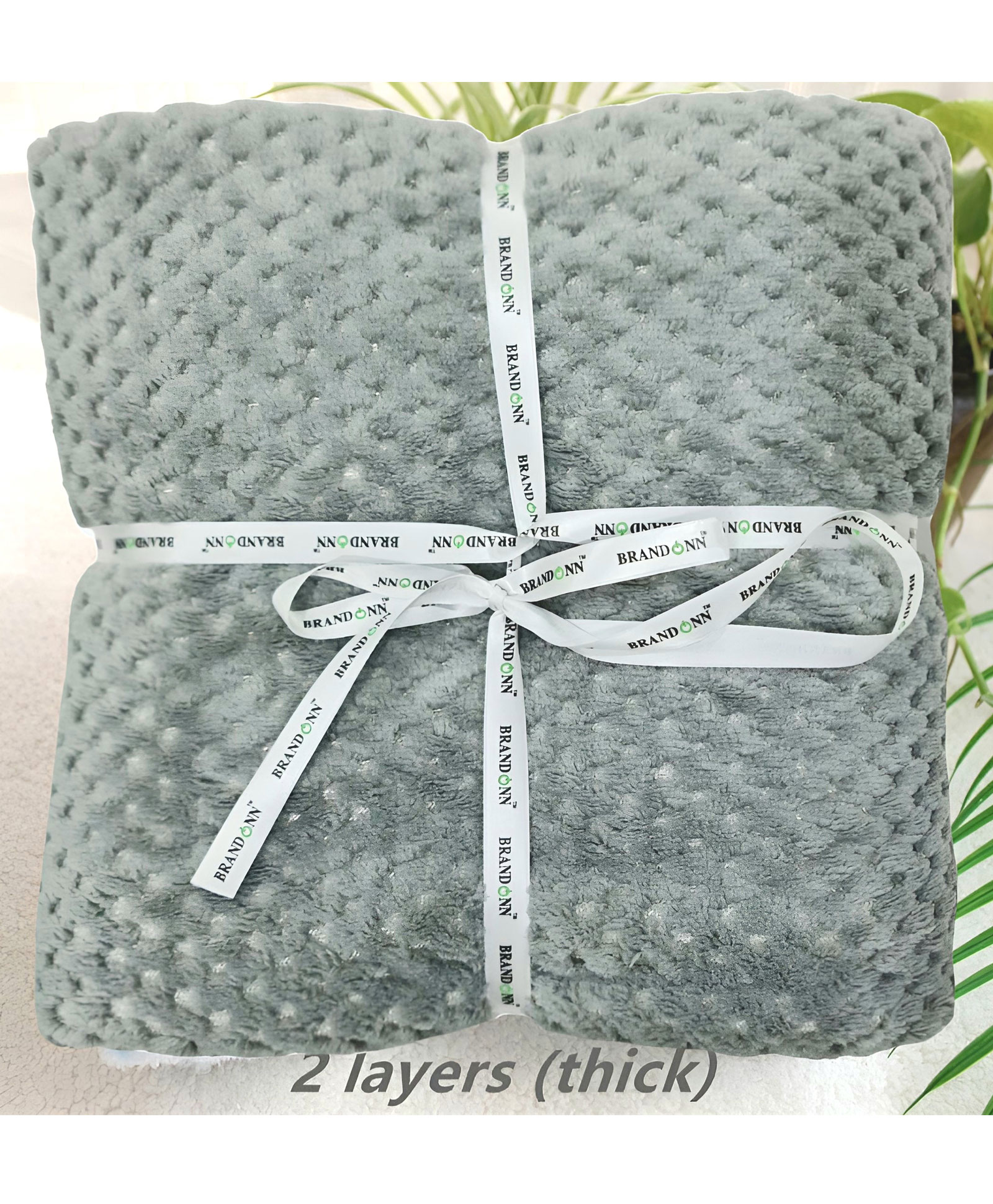 Brandonn Baby Blanket - Dark Grey-image-32
