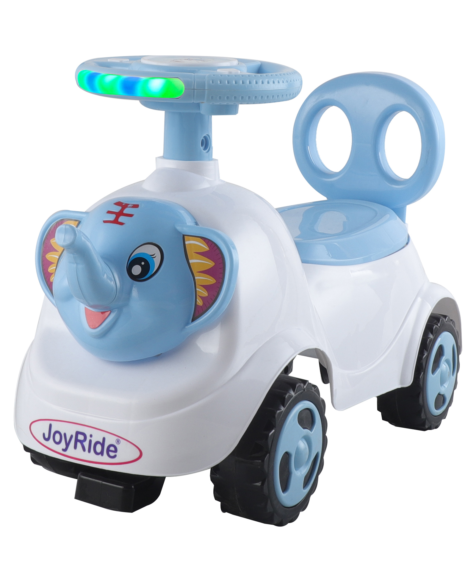 JoyRide Baby Elephant Delux Ride On Panda with LED Lights & Music - Big Backrest - Under Seat Storage Utility Box - Rider for Kids - Boys - Girls - Age Group 1 to 3 Years Ride on-picture-19