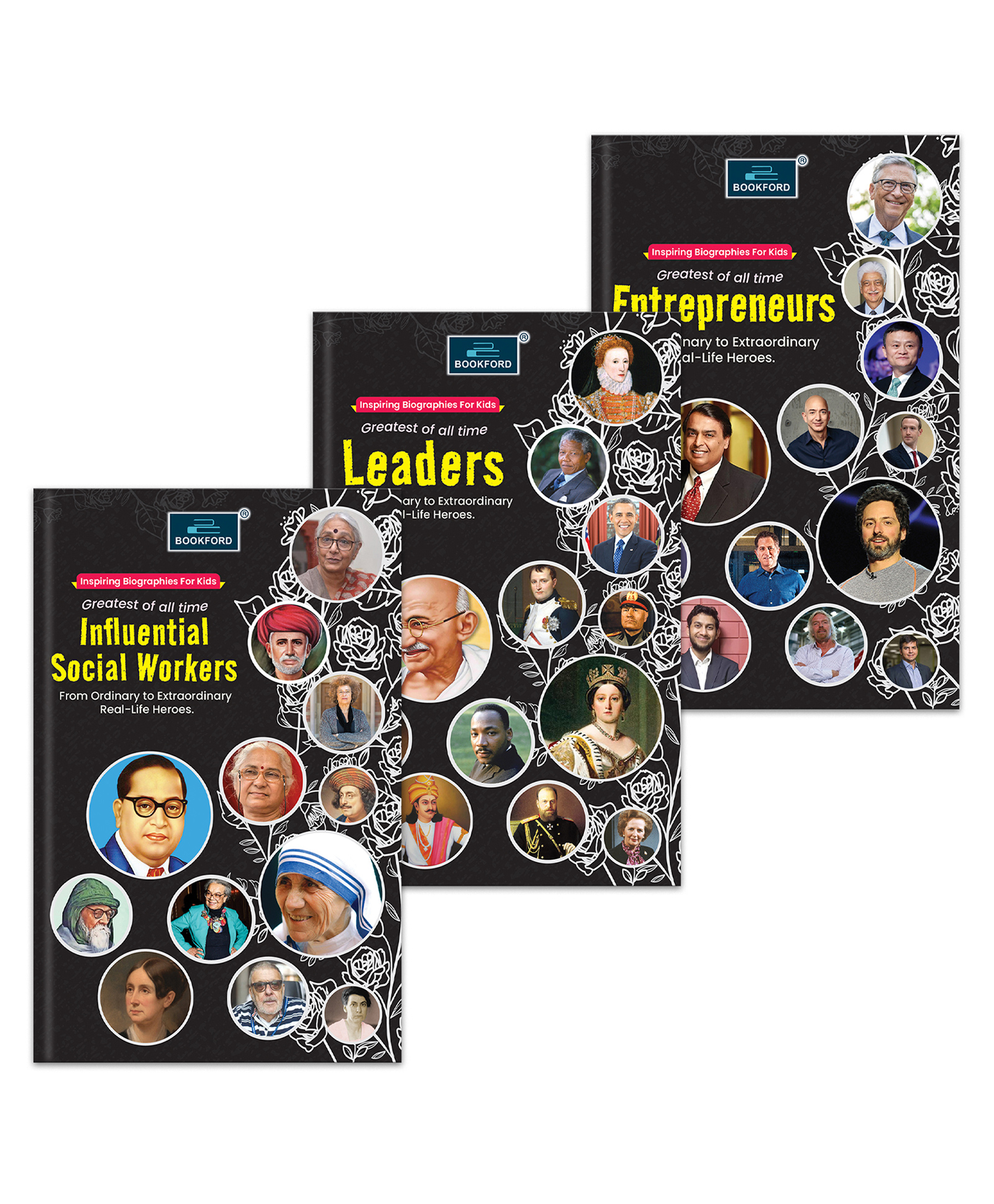 bookford publications Inspiring biography For Kids Greatest of all time(Set of 3 books) Influential Social Workers Leaders Entrepreneurs-picture-14