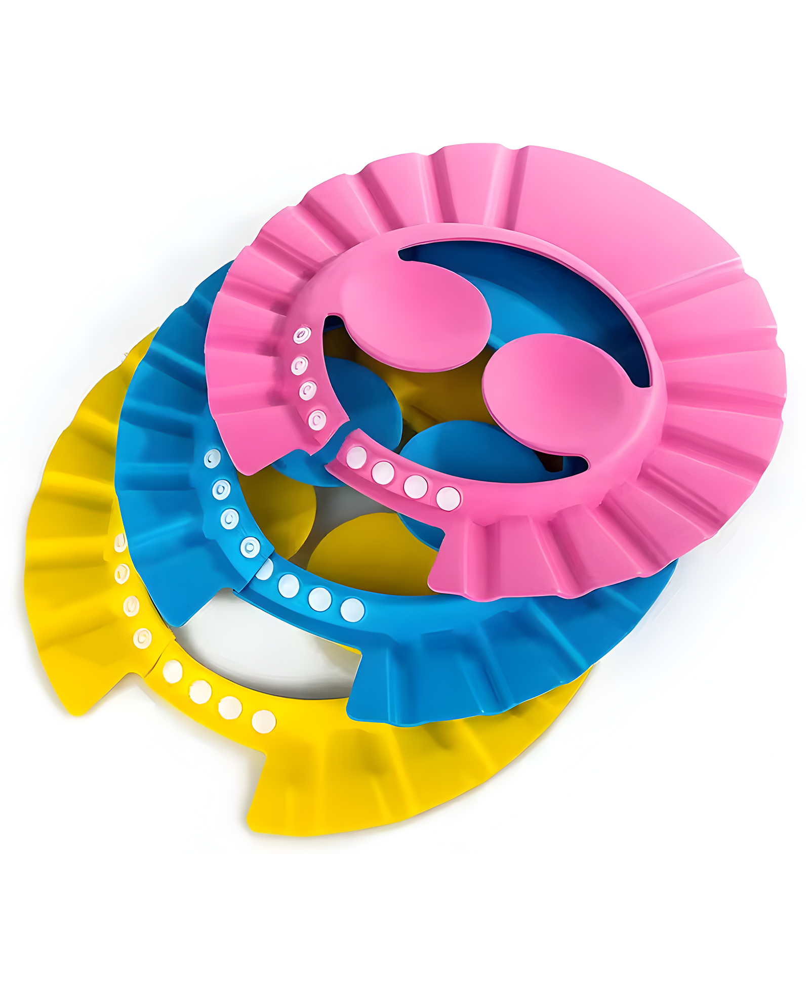 Cozy Vibes Kids Bath Visor Hats Wash Hair Adjustable Waterproof Ear Protection Eye Soft Children Care Baby Shampoo Shower Shield Hats-Pack of 1- Color May Vary-picture-11