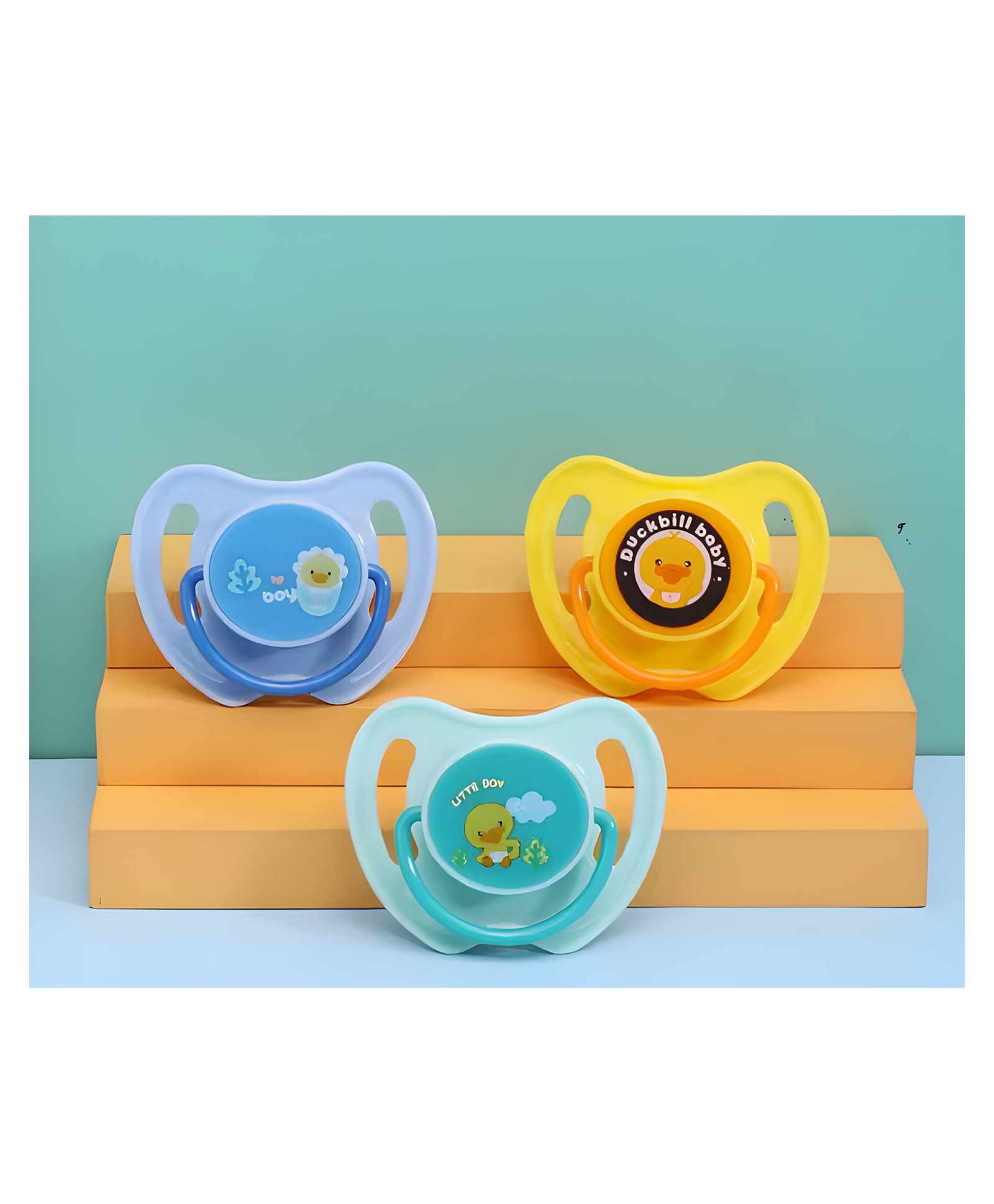 COZY VIBES Baby Print Pacifier Cartoon Print Silicone Sleeping Pacifier Newborn Baby Pacifier- PACK OF 1- COLOR MAY VARY-image-31