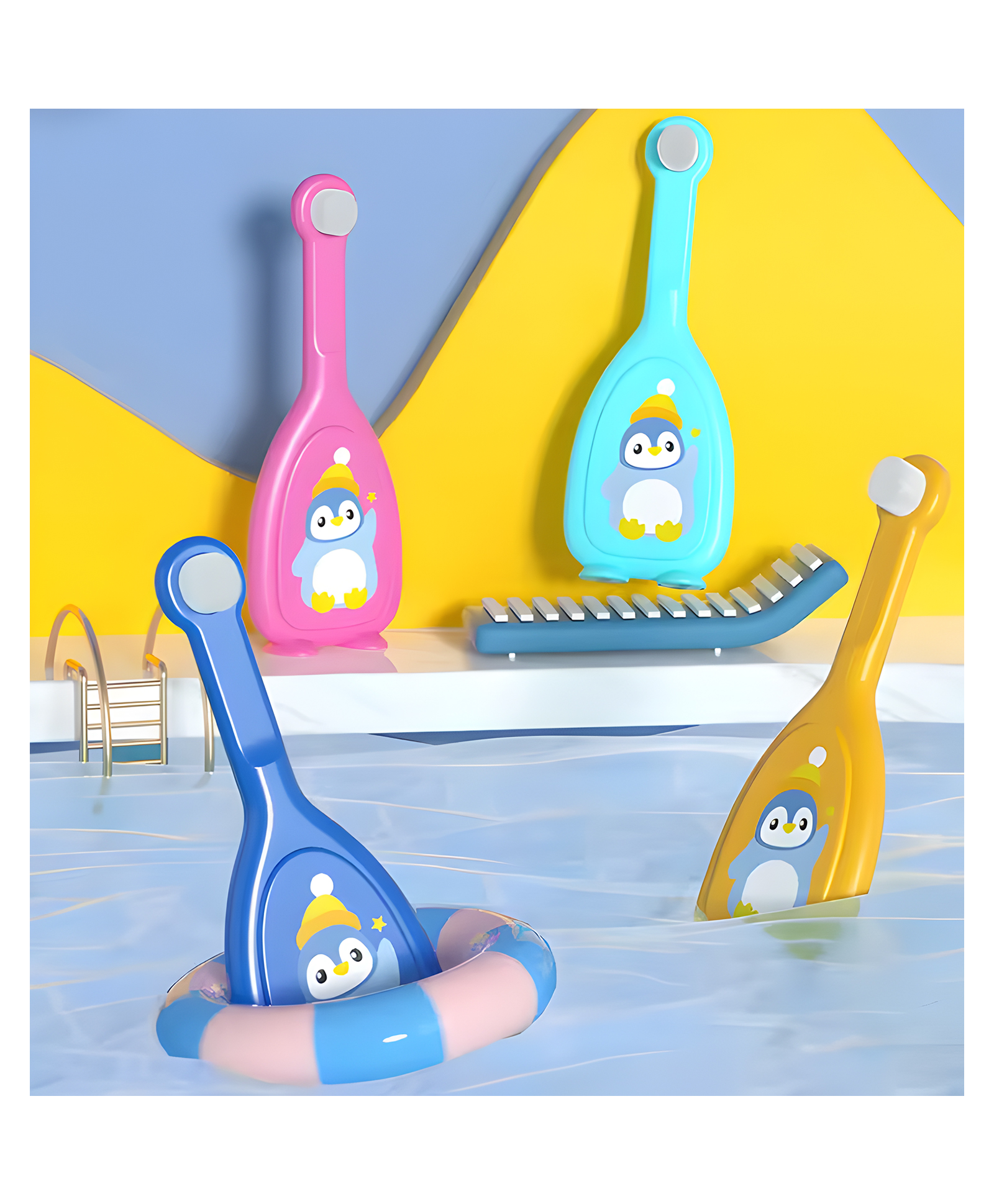 COZY VIBES Cartoon Children Wangen Hair Toothbrush Soft Bristle Toothbrush Baby Teeth Care Small Brush Head Toothbrush- pack of 1- Color May Vary-image-2