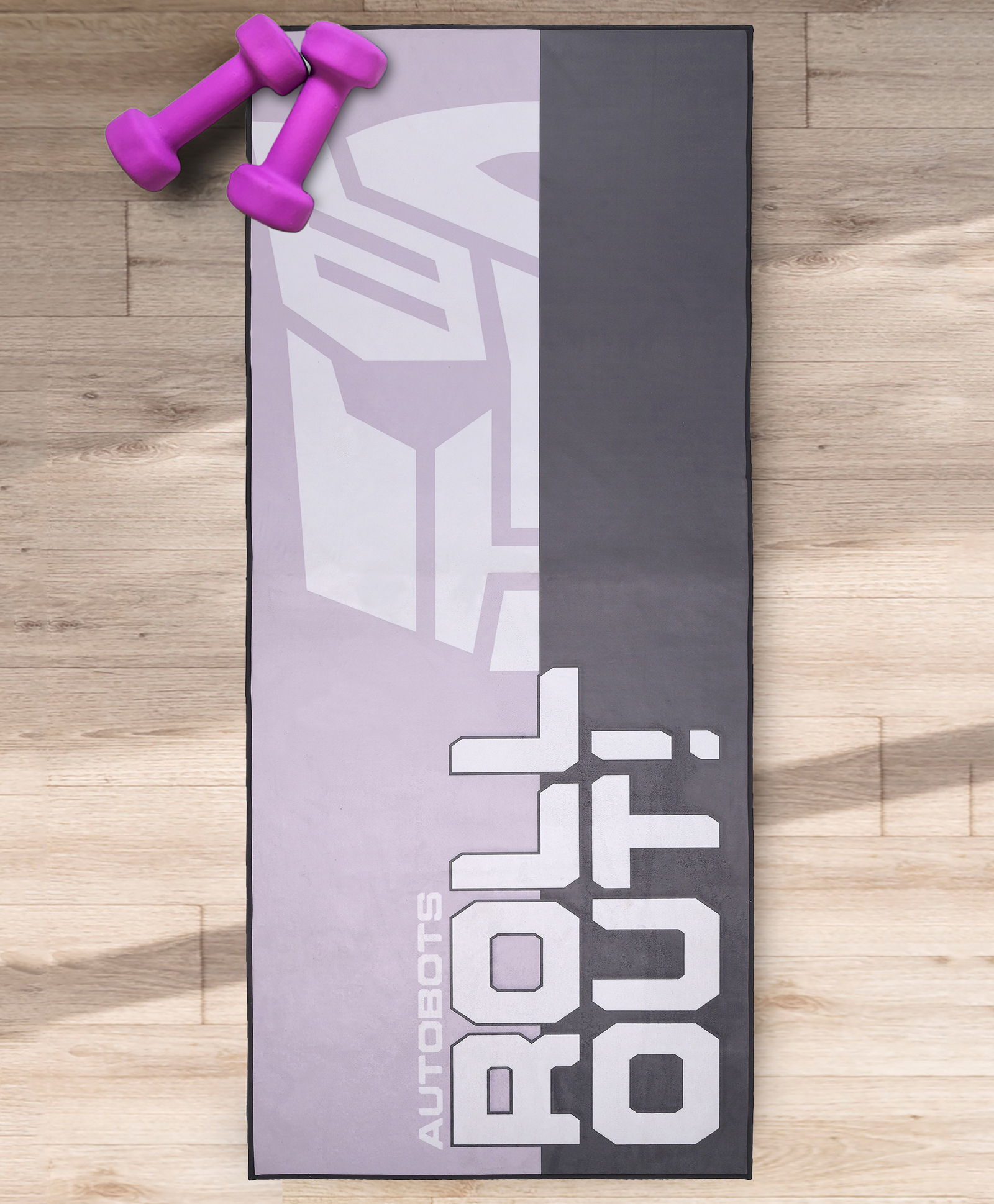 Saral Home Transformers Yoga Mat Non Slip, All Purpose Fitness and workout Mat for Boys & Girls. Features Famous Transformers Marks Size: 7mm Thickness