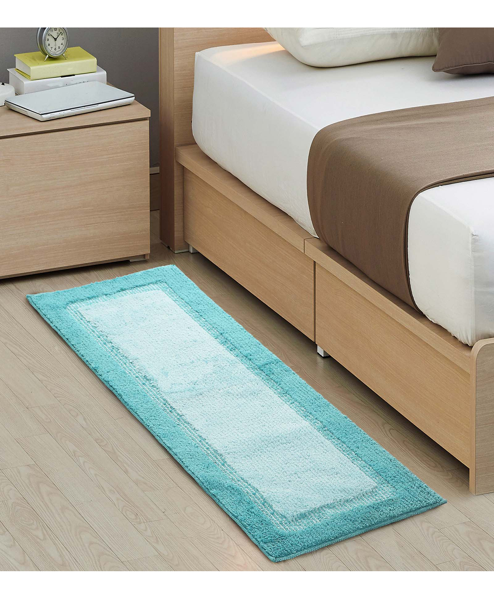 Saralhome Elyesse Antiskid Bathmat-Runner 1pc, Brown. 40x110 cm-image-23
