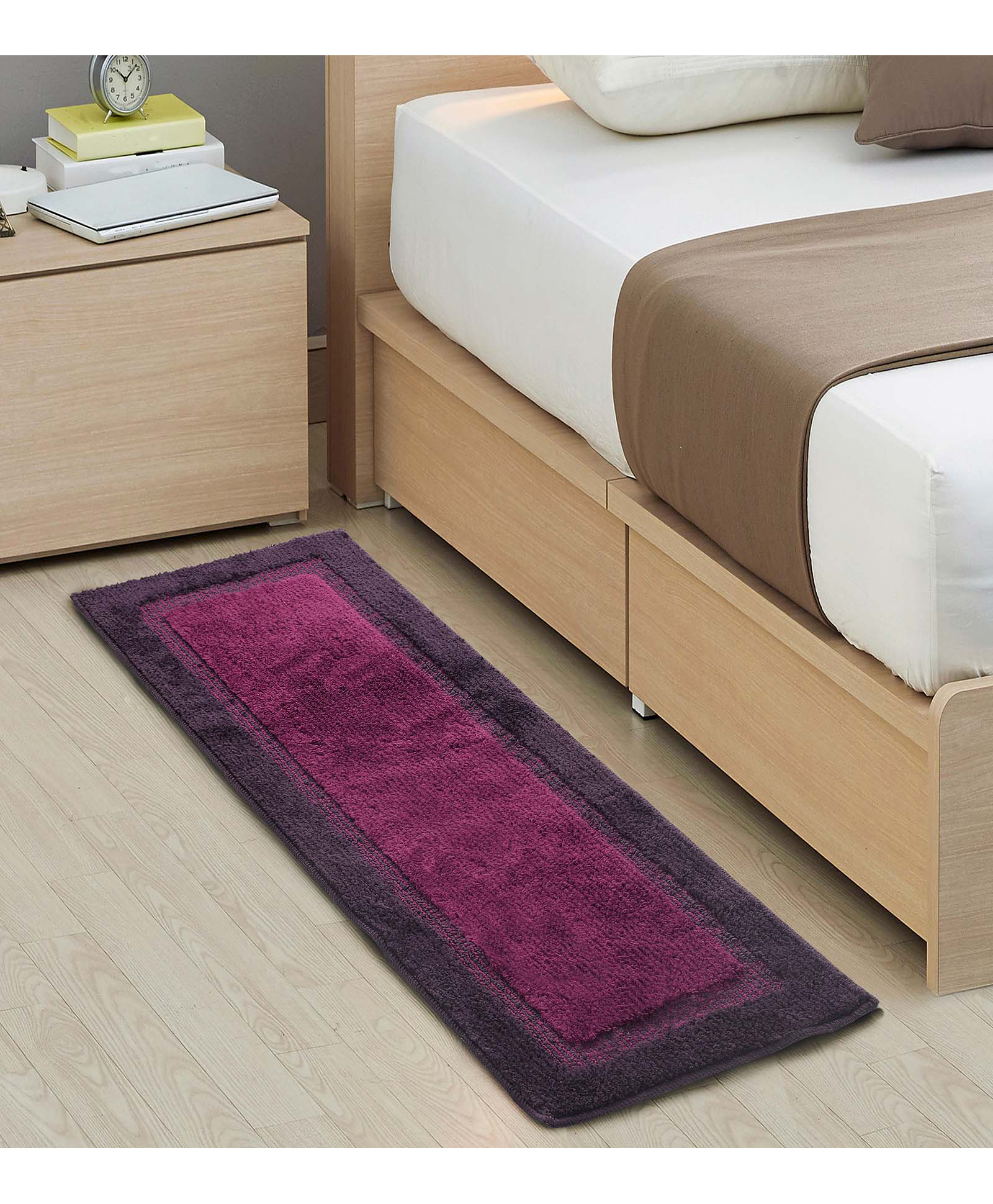 Saralhome Elyesse Antiskid Bathmat-Runner 1pc, Brown. 40x110 cm-image-20