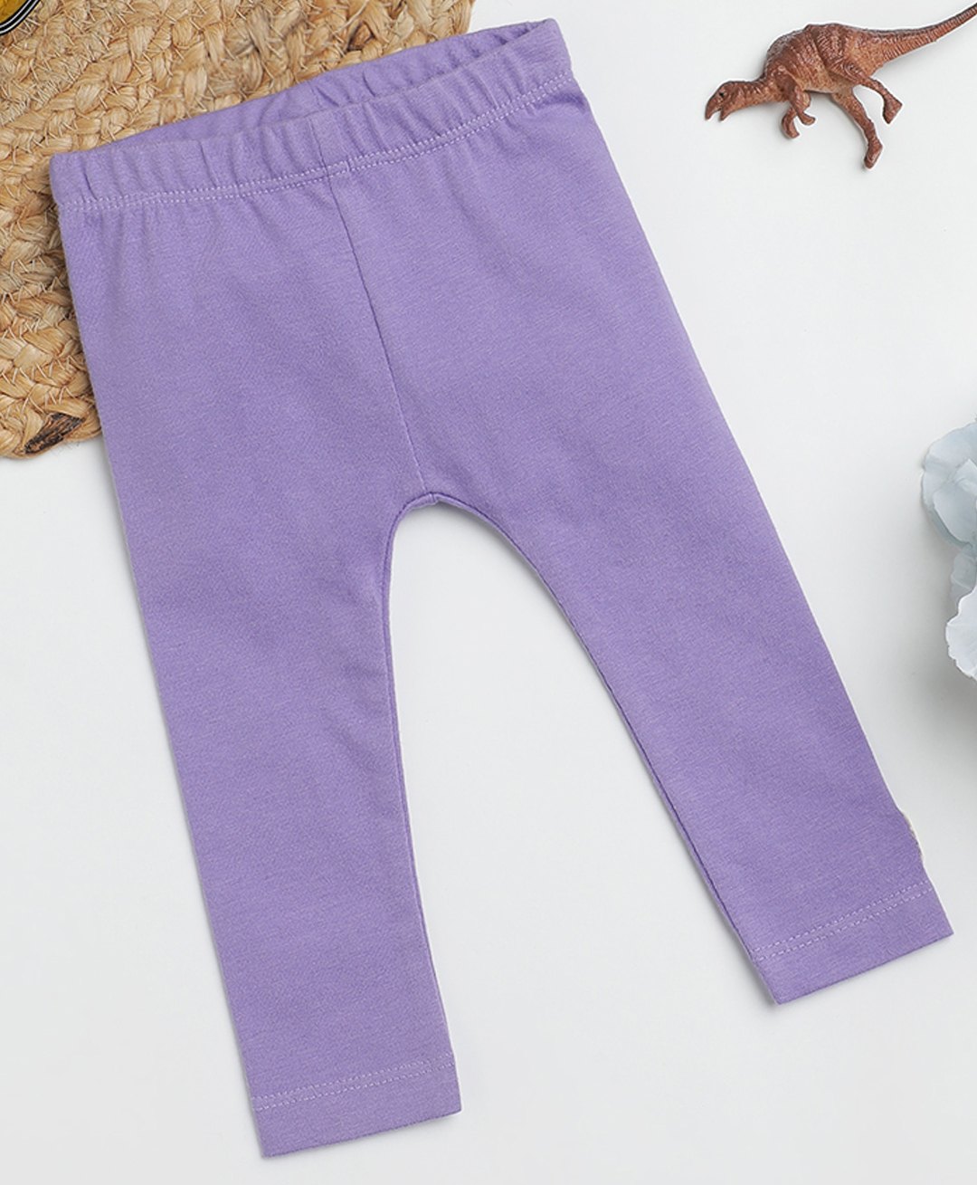 Milou Cotton Solid Bio Washed Pajama - Violet-picture-39