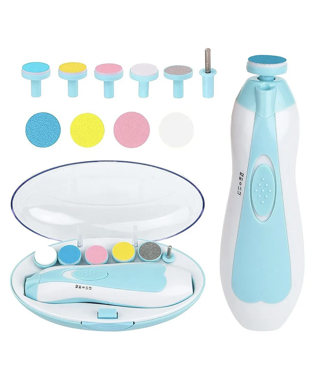ARCADE TOYS  Baby Nail Trimmer Electric Safe Baby NailClippers Manicure Set Trimmer Blue-image-31