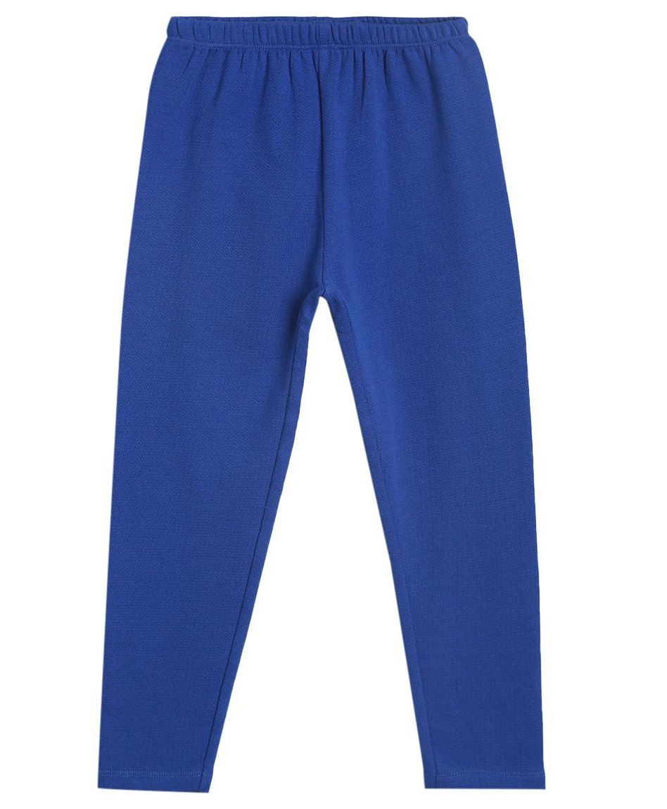 MINI KLUB Cotton Full Length Solid Leggings - Blue-image-39