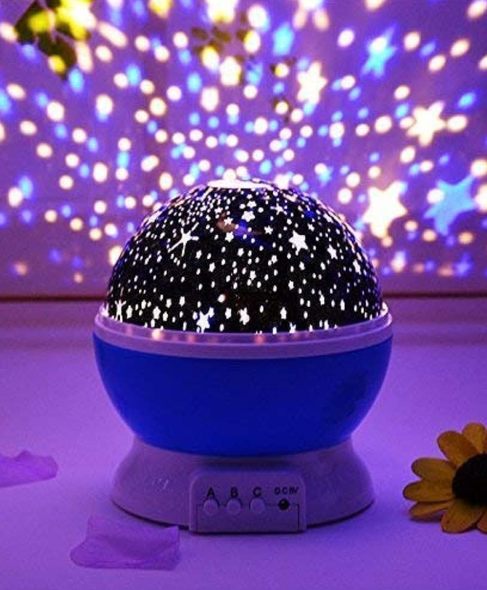 New Pinch Star Master Rotating 360 Degree Moon Night Light Lamp Projector - Colour May Vary-image-46