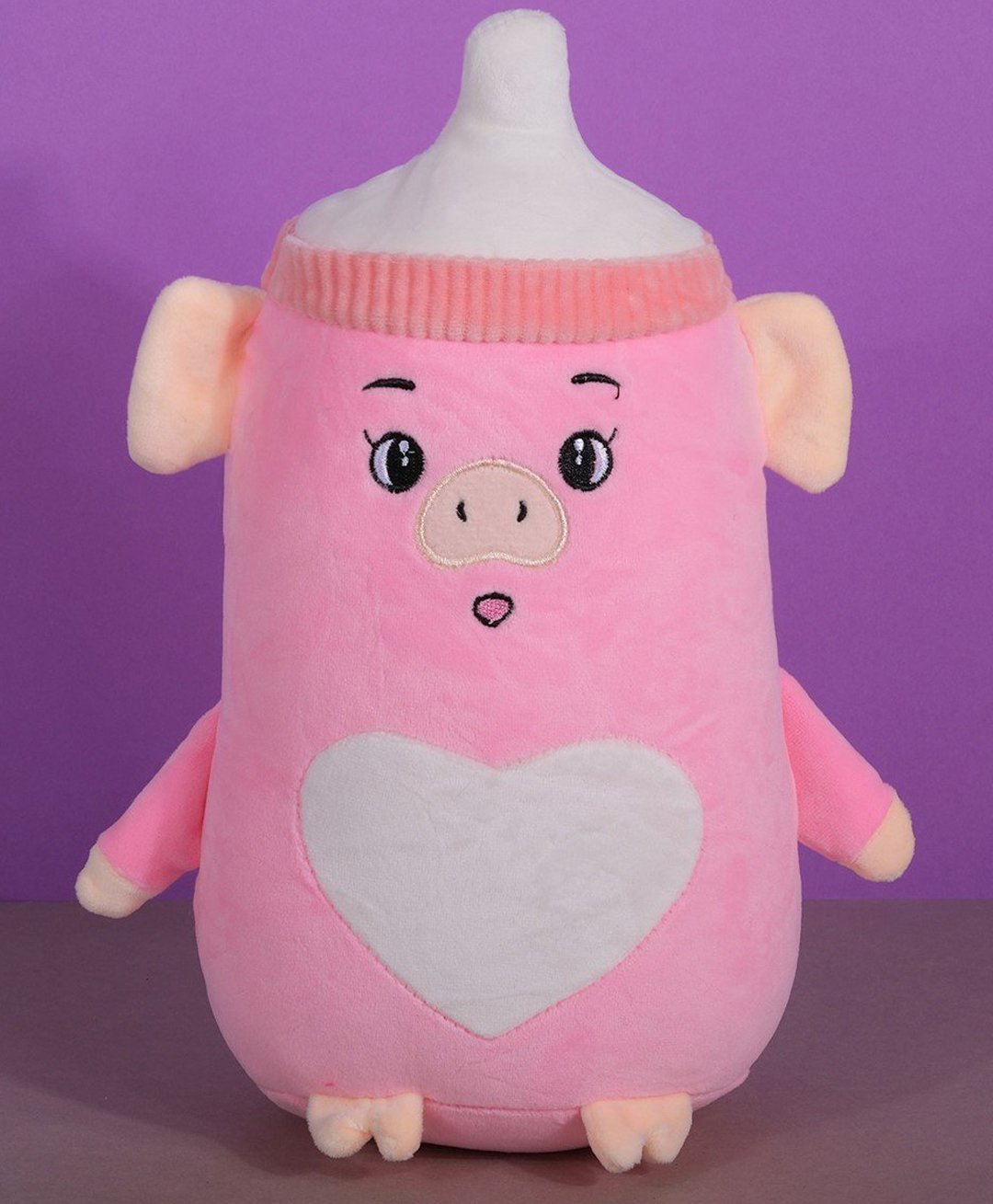 Dukiekooky Super Cute & Adorable  Pink Pig Soft Toy- Hight 30 cm-image-46