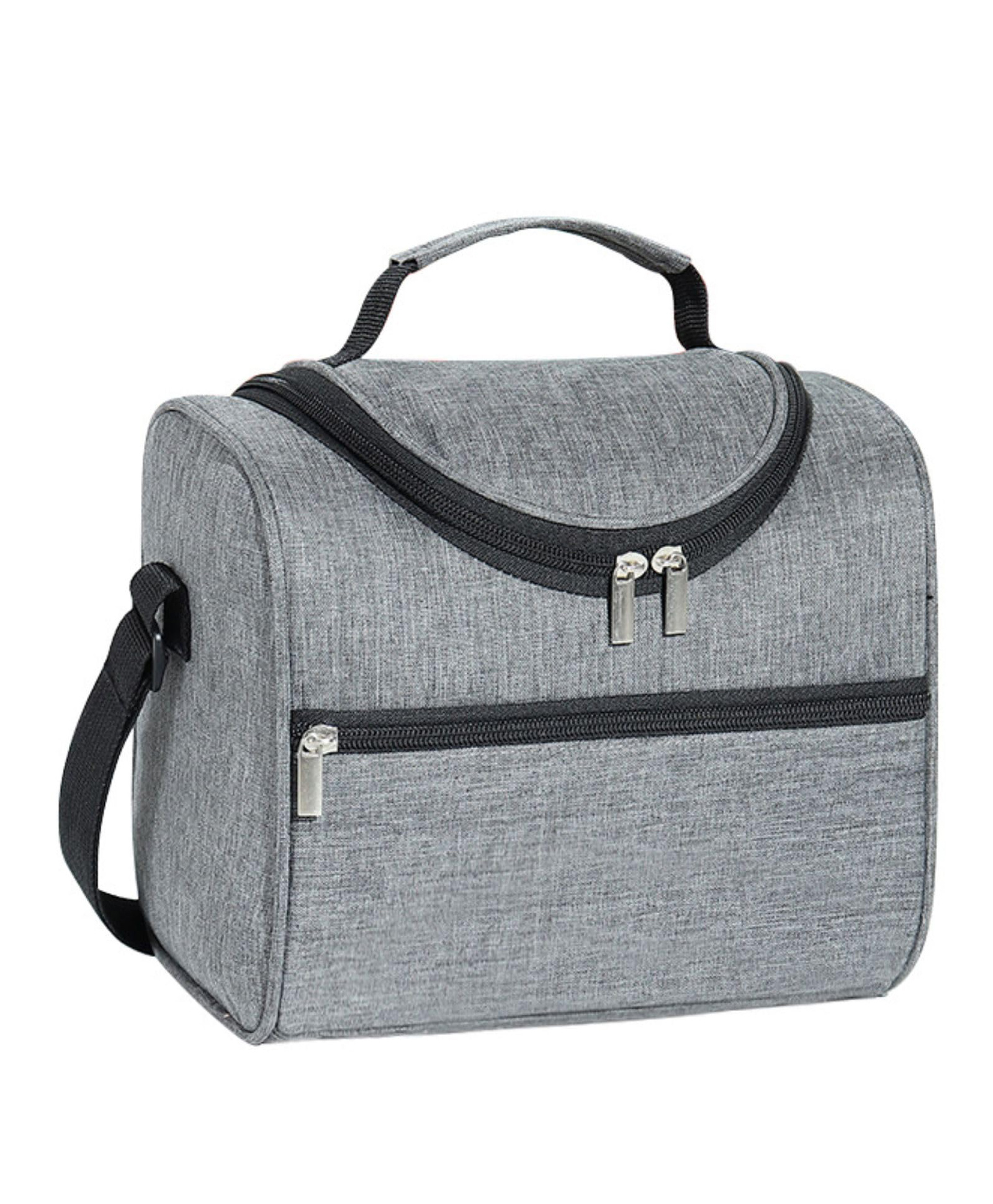 Bunie Multipurpose Insulated Travel Lunch Bag with Adjustable Carry Strap  Grey-image-13