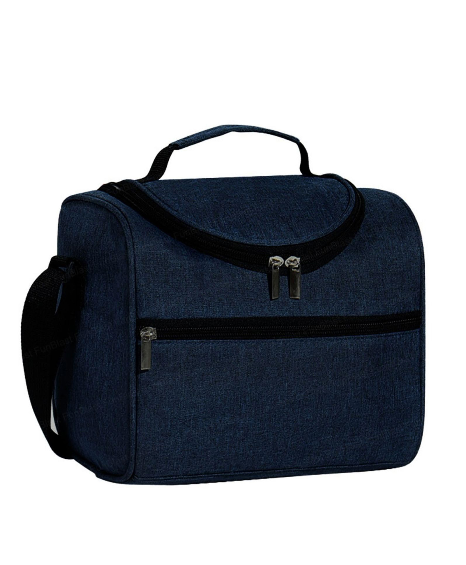 Bunie Multipurpose Insulated Travel Lunch Bag with Adjustable Carry Strap  Navy Blue-picture-18