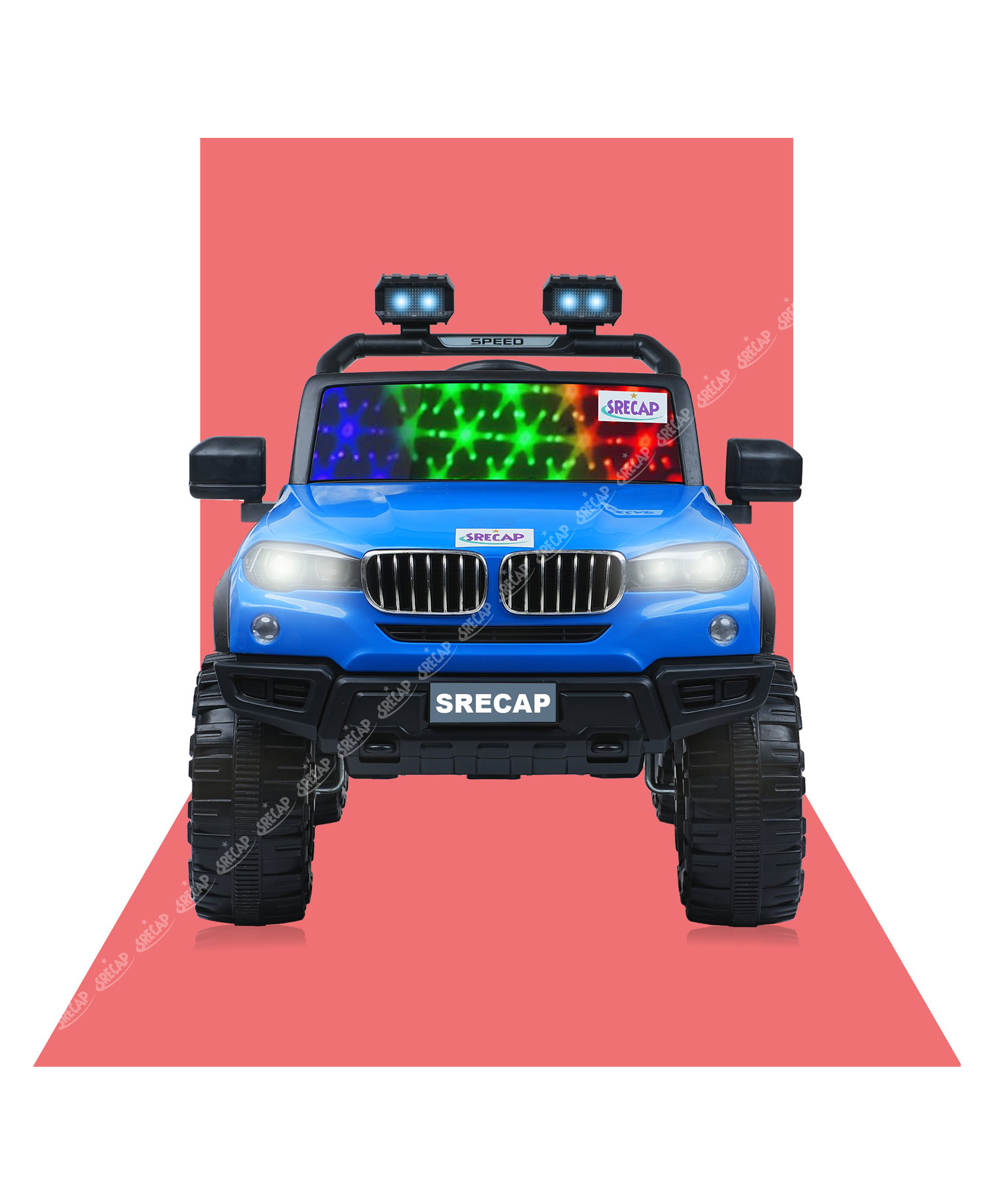 Srecap Kids Rechargeable Battery Operated Jeep for Kids - Blue-image-20