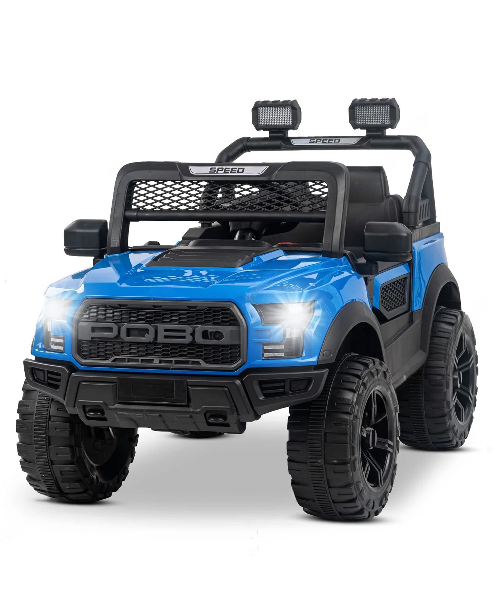 Srecap Pobo Battery Operated Jeep for Kids Ride on Toy Kids - Blue-image-21