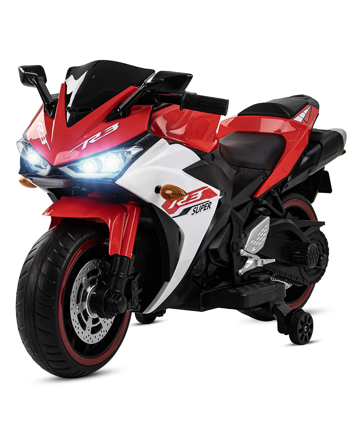 SRECAP R3 Rechargeable Battery Operated Bike for Kids - Red-image-6