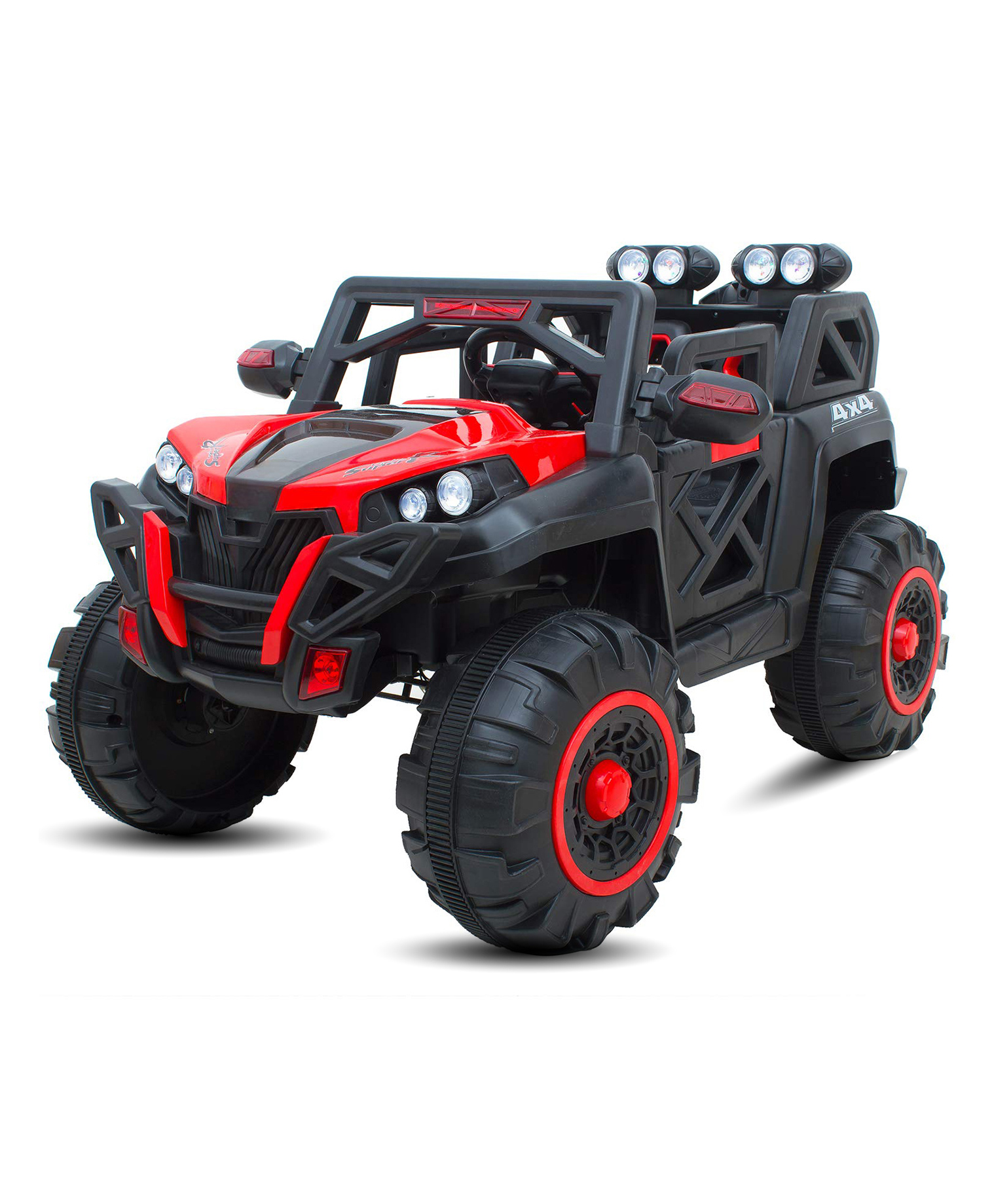 SRECAP 2188 Rechargeable Battery Operated Jeep for Kids - Red-image-6