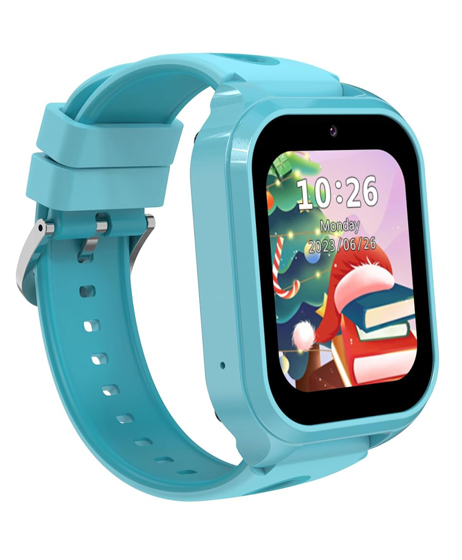 WEARFIT Champ Switch 2 color Straps Kids Smart Watch, with 2 Color Straps 4G Long-Lasting Video & Phone Call, Kids GPS Watch with Real-time Location Tracking, 7 Games & IP67 Water-Resistance (Blue)-image-30