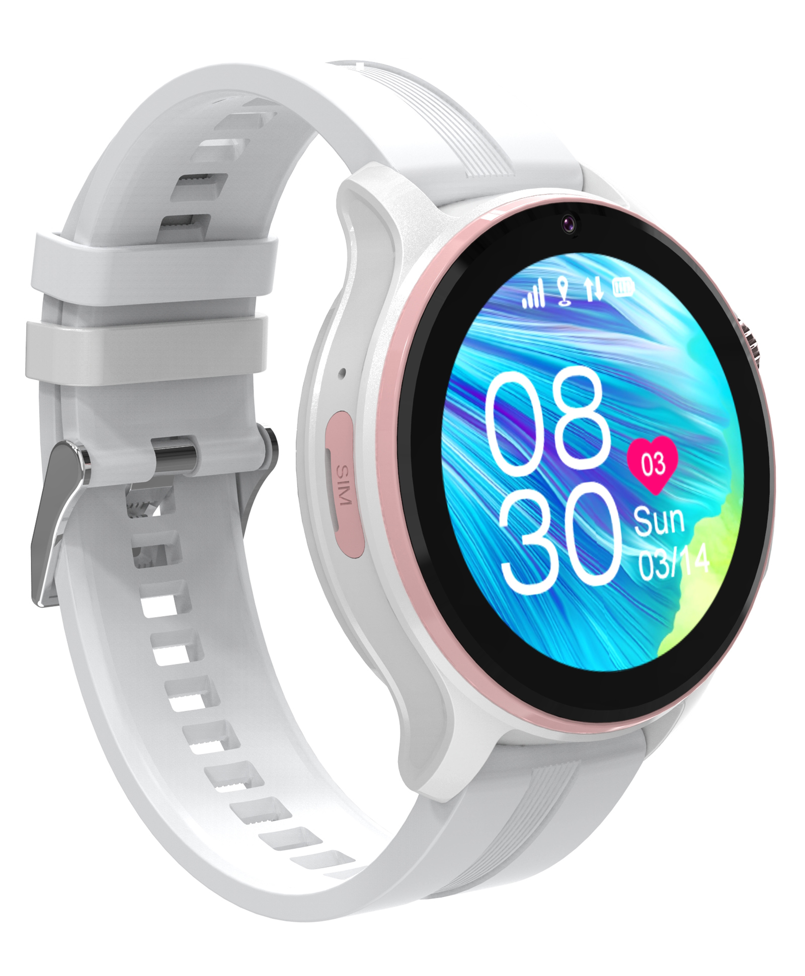 WEARFIT Champ Revolve Kids Smart Watch, with 4G Long-Lasting Video & Phone Call, Kids GPS Watch with Real-time Location Tracking & IP67 Water-Resistance (White)-picture-10