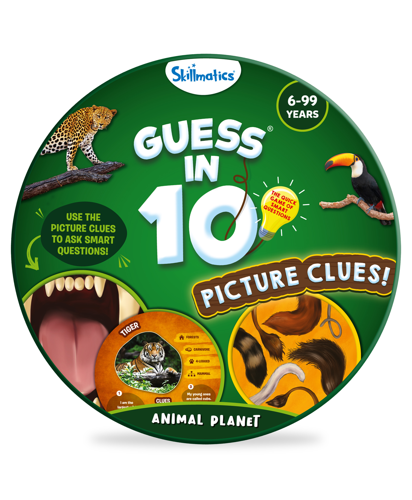 Skillmatics Card Game - Guess in 10 Picture Clues Animal Planet, Perfect for Boys, Girls, Kids, and Families Who Love, Educational Games, Board Games-image-26