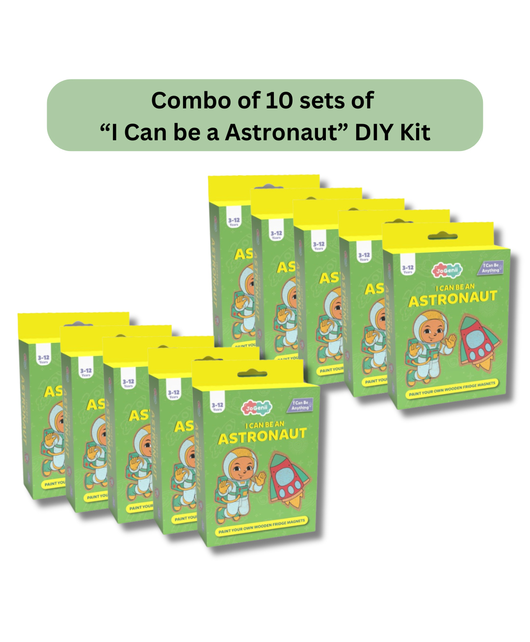 JoGenii I Can Be An Astronaut -Mini DIY Kit | Ages 3-12 | Return Gift, Travel Friendly (Pack of 10) - Multi color-image-12
