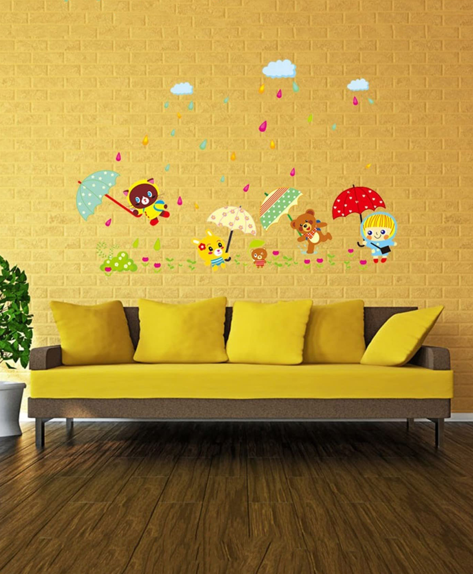 Jaamso Royals Third Generation Cloud Cartoon Monsoon Kidsroom Wall Sticker-picture-17