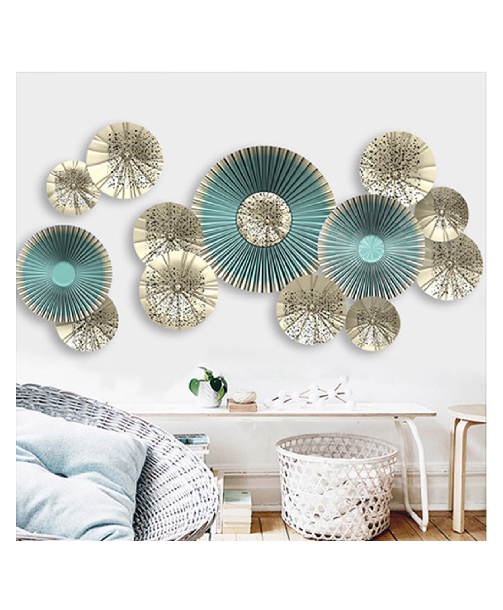Jaamso Royals European Style Decorative Umbrella Flower Stickers for Walls of Home-image-39