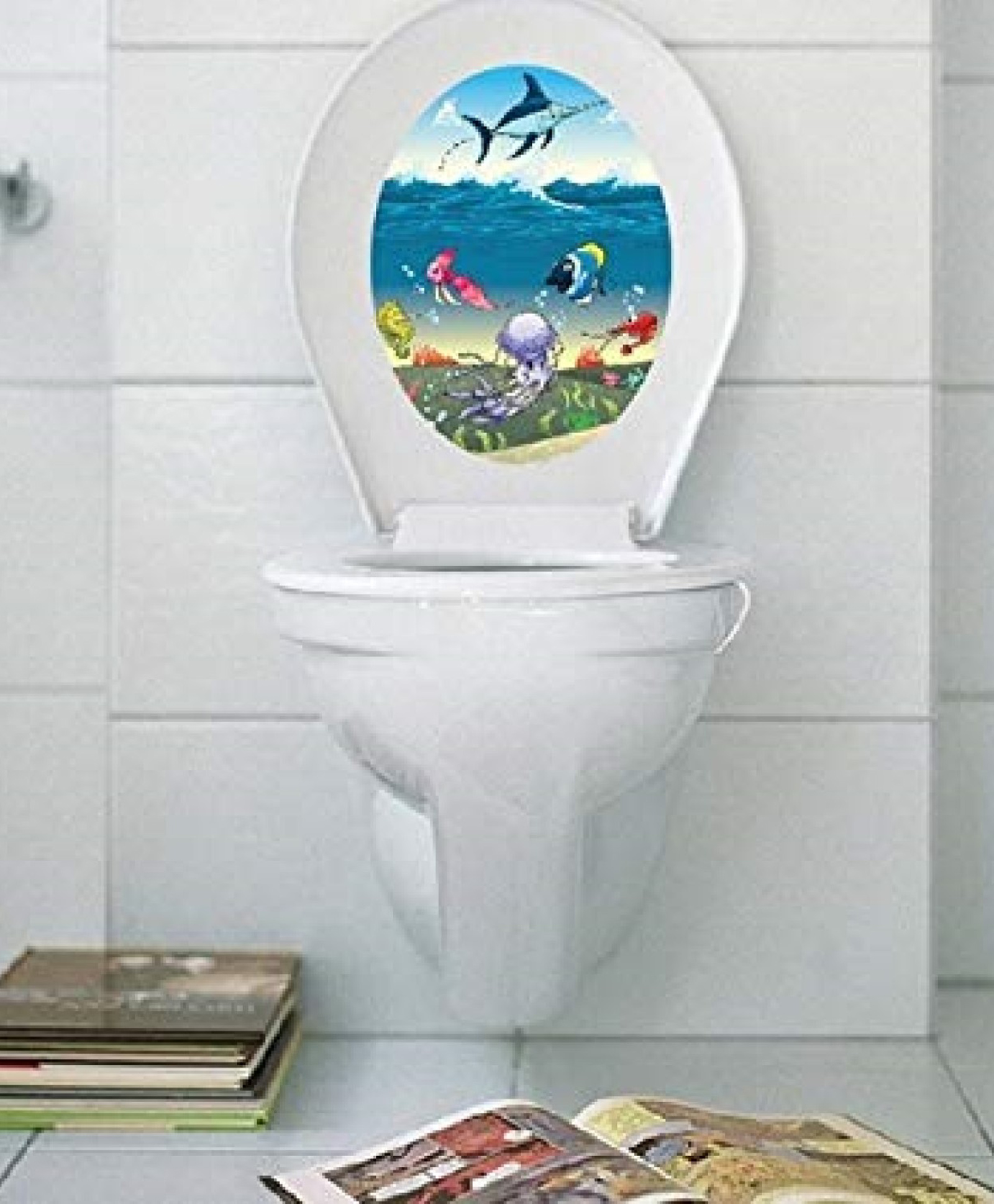 Jaamso Royals 'Sea Creature Bathroom & Toilet' Wall Sticker-picture-25