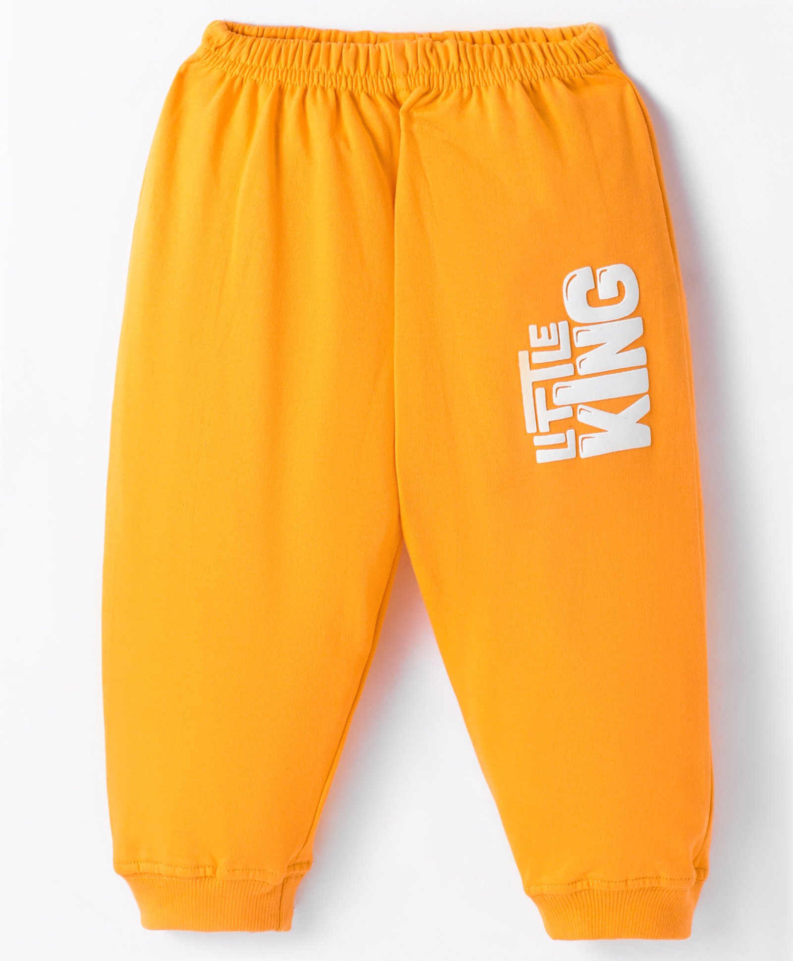 Tango Looper Knit Full Length Lounge Pant With Text Print - Yellow-picture-19