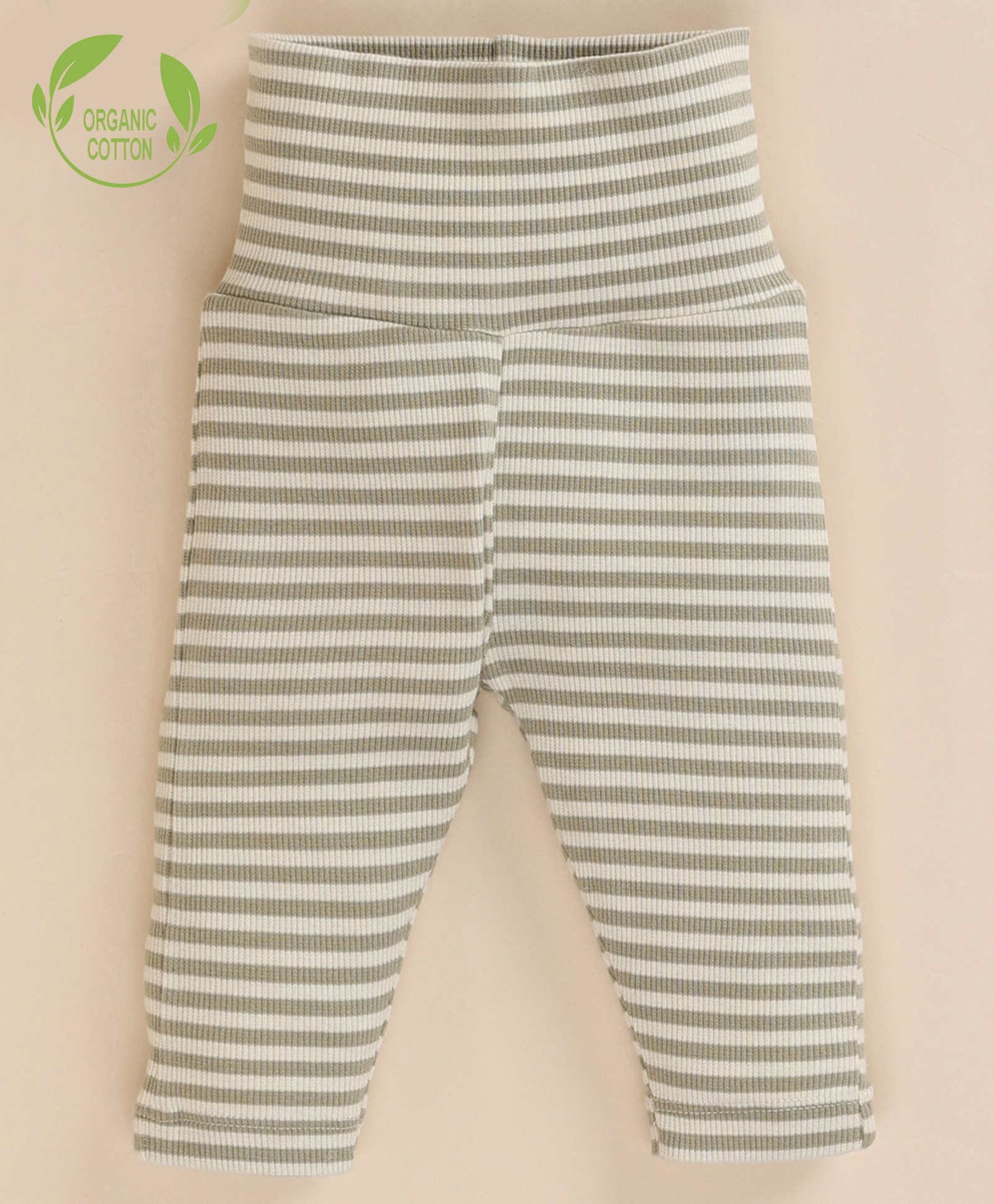 Cot & Candy Organic Cotton Striped Leggings - Dewkist-image-26