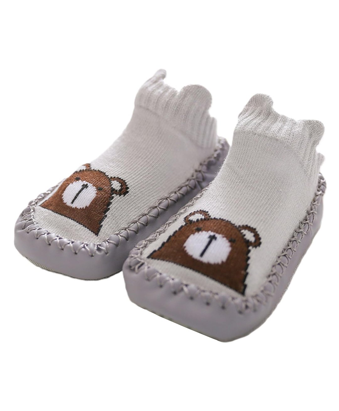 MOMISY Pair of 1 Shoe Socks-Grey-picture-2