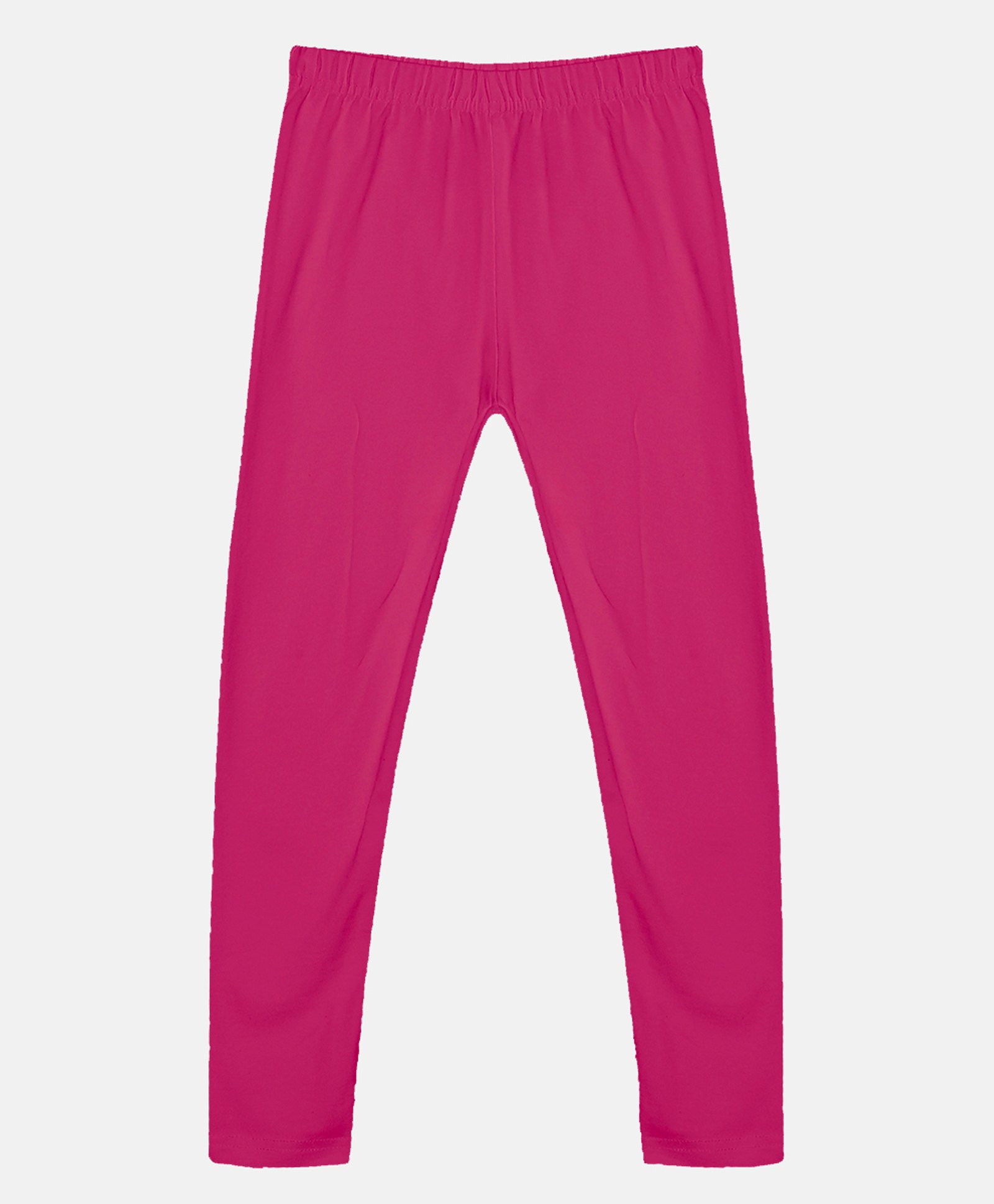 Kiddopanti Solid Ankle Length Leggings - Fuchsia-picture-18