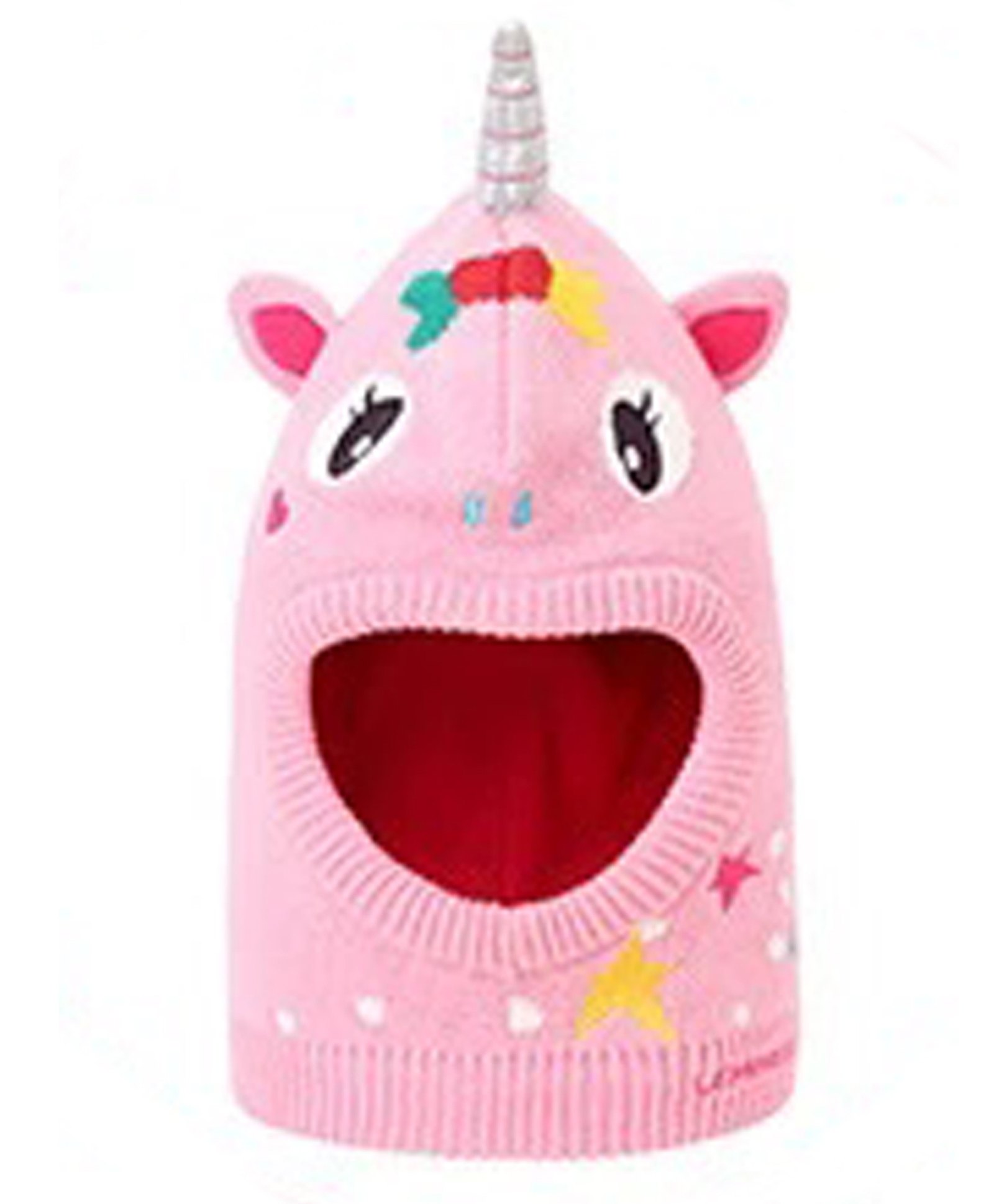Little Surprise Box Unicorn Knitted Winter Cap - Pink-picture-33