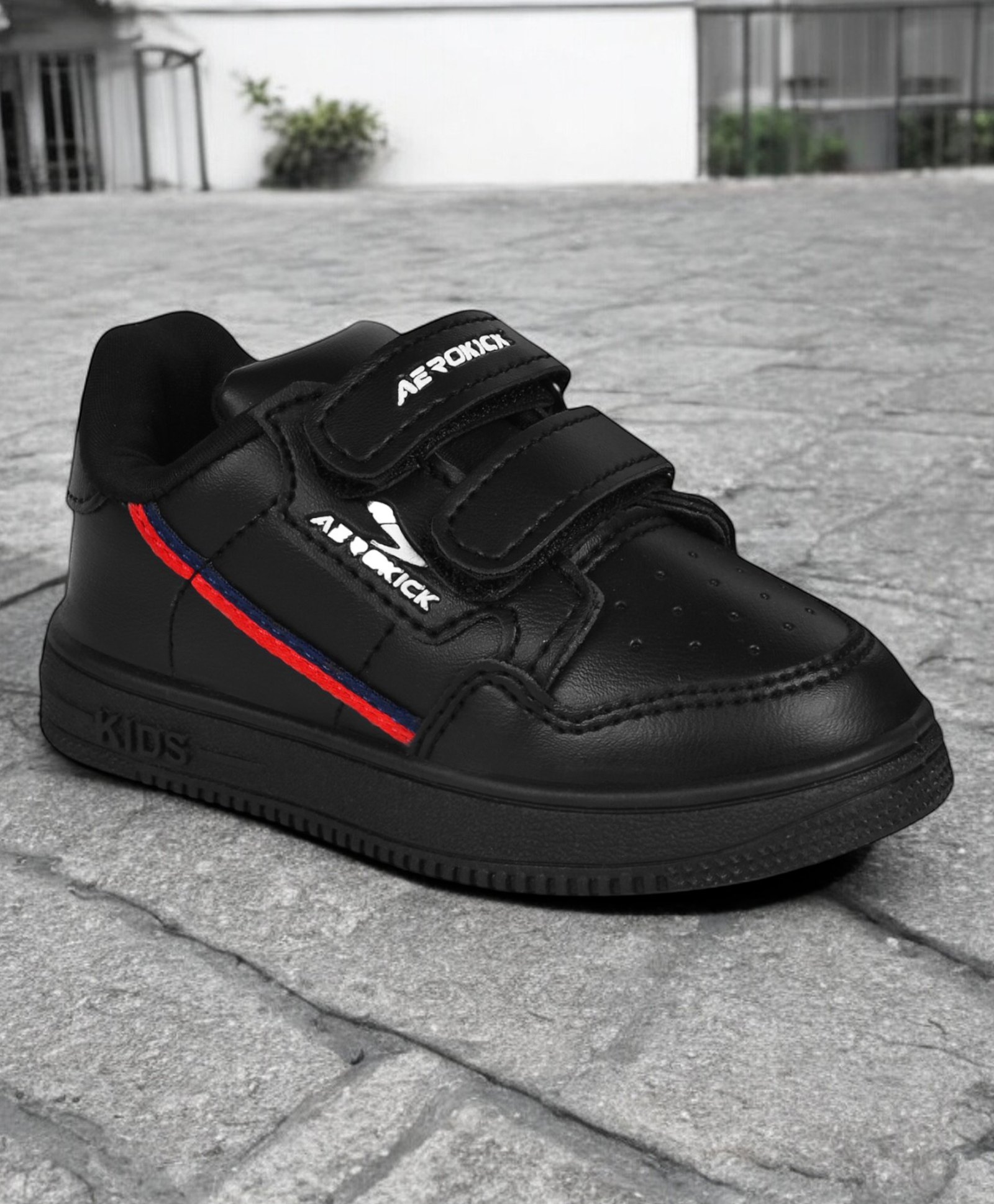 Lil Lollipop Velcro Closure Shoes - Black-image-31