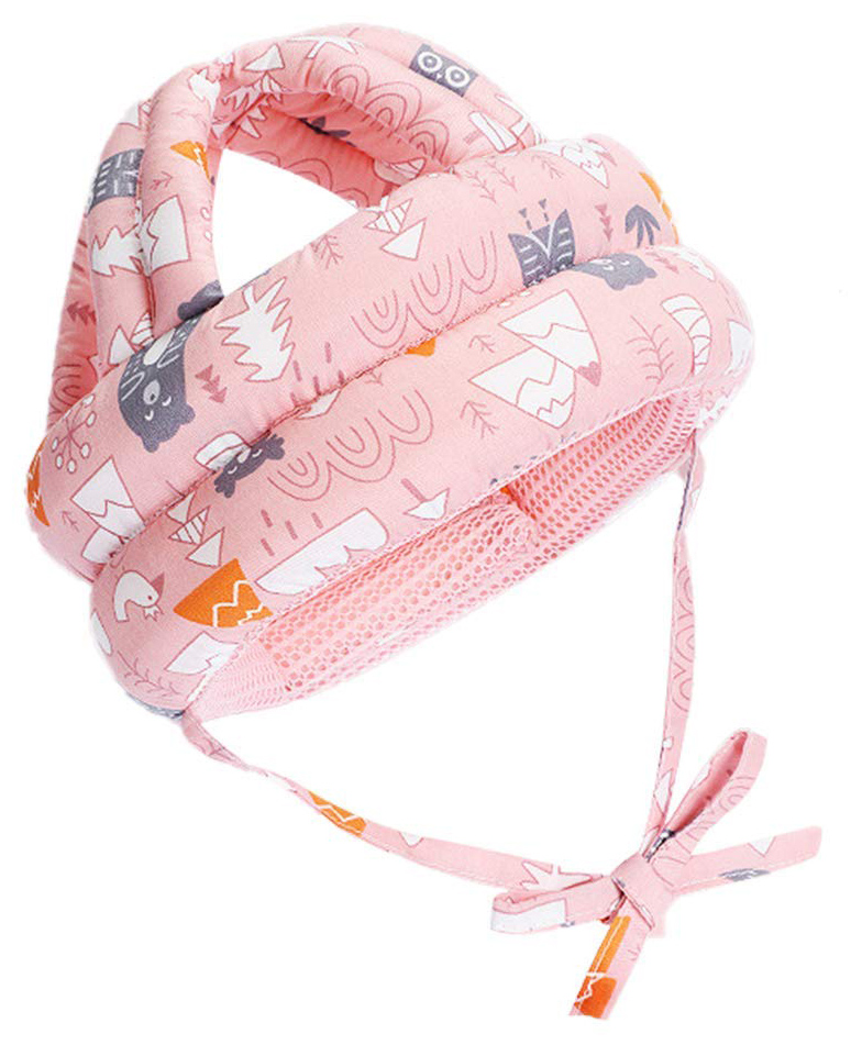 SYGA Baby Helmet Toddler Head Protector Upgrade Infant Safety Helmet Hat Breathable Head Drop Protection for Boys Girls Learn to Walk Crawling Adjustable Headguard Protective Products-Pink Forest-picture-10
