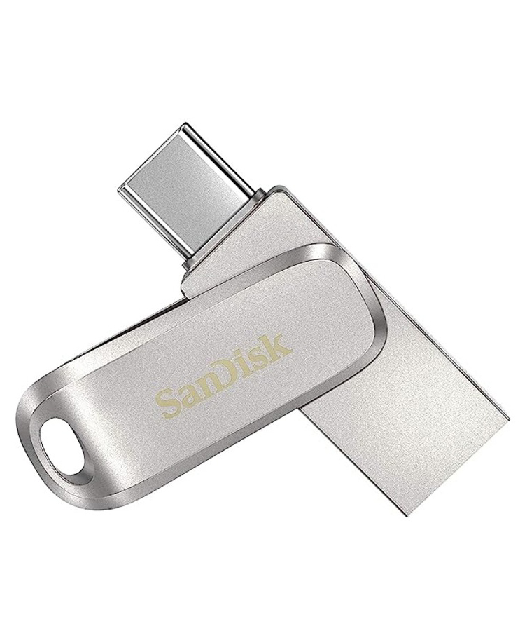 SanDisk Type C Flash Drive 64GB USB Ultra Dual Drive Luxe (SDDDC4-064G-I35, Silver)-image-2