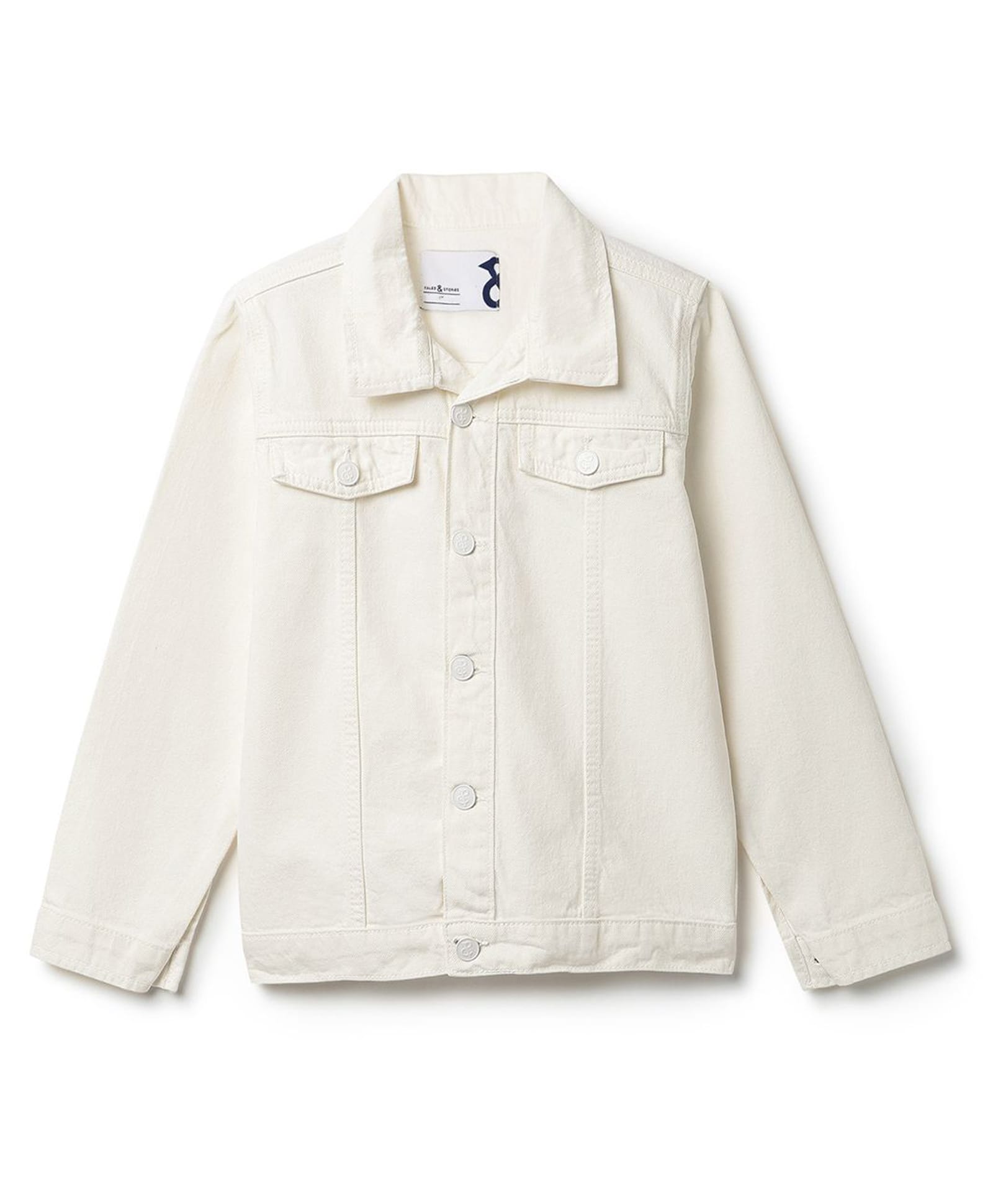 Tales & Stories Full Sleeves Solid Jacket - White-picture-25