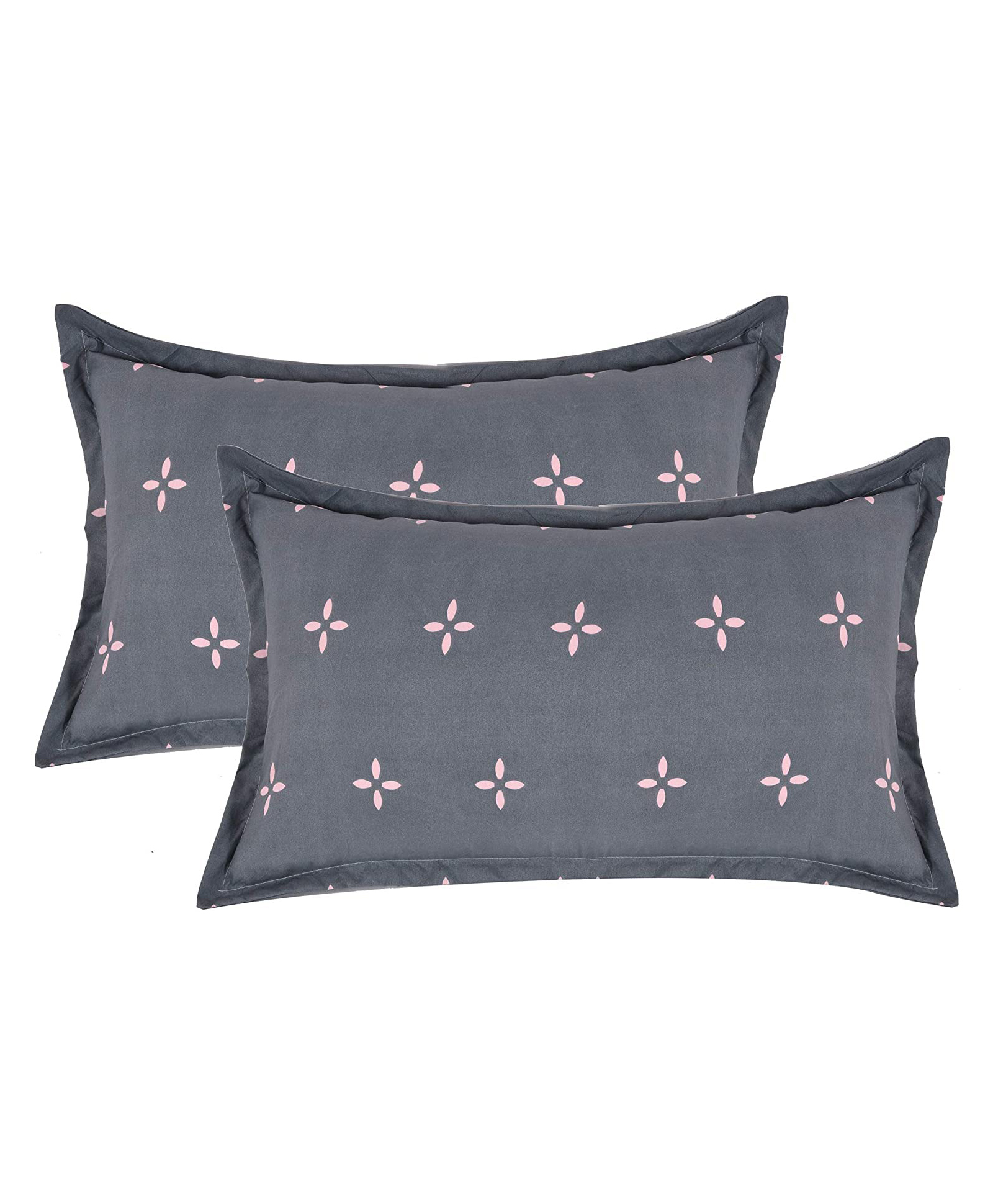 RRC Super Soft Brushed Microfiber Cotton Standard Size Pillow Cover - Grey-picture-11