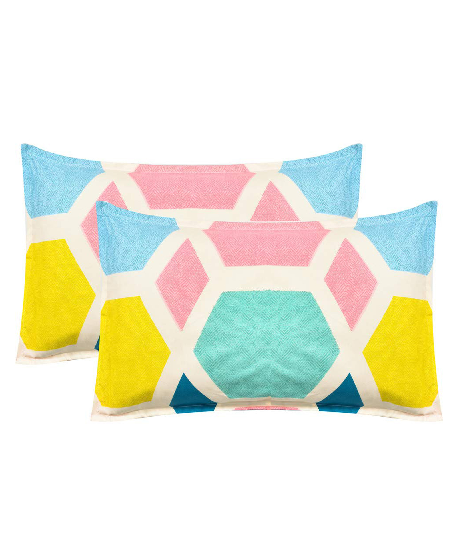 RRC Super Soft Brushed Microfiber Cotton Standard Size Pillow Cover - Pink-picture-27