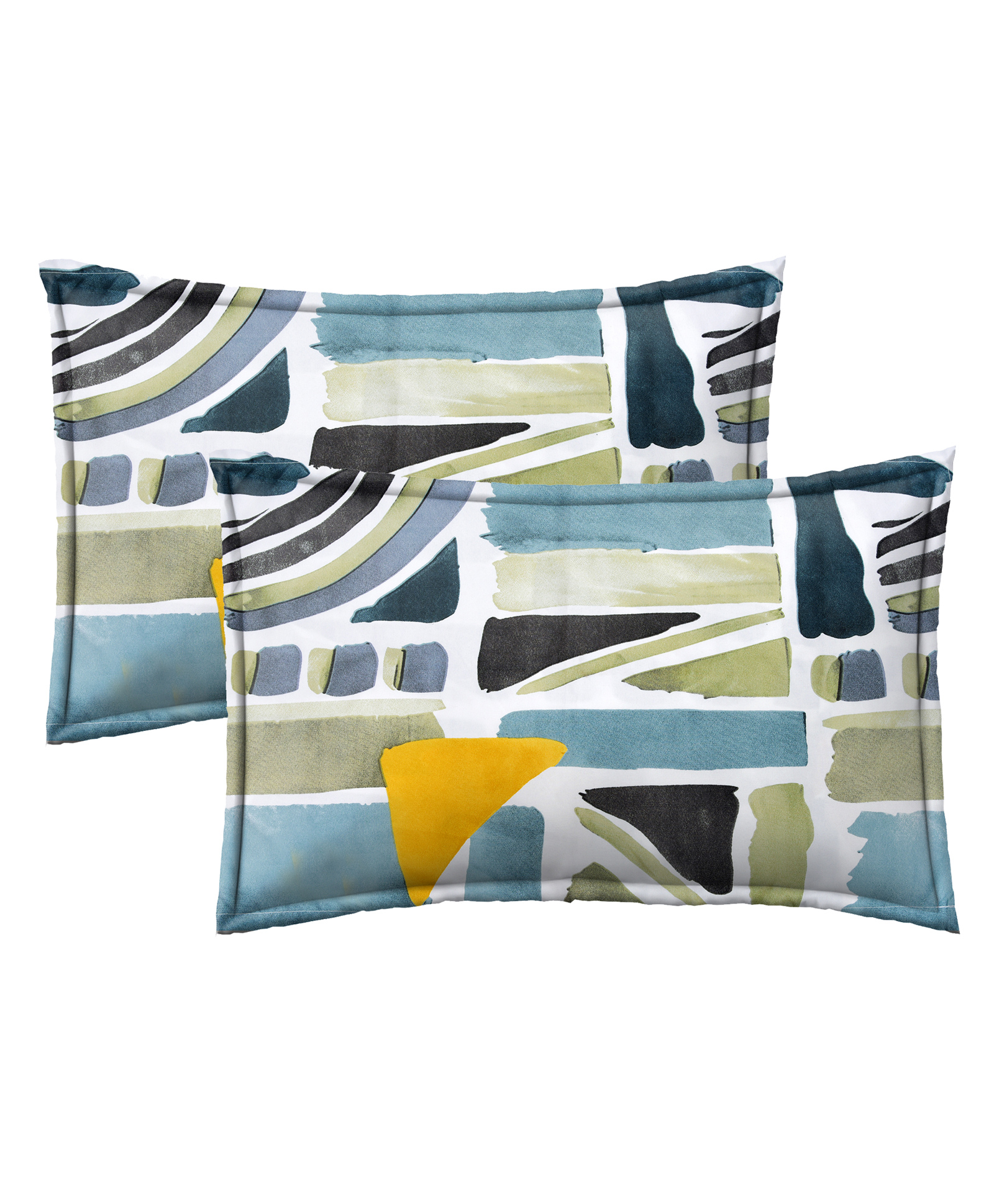 RRC Super Soft Brushed Microfiber Cotton Standard Size Pillow Cover - Multicolor-picture-26