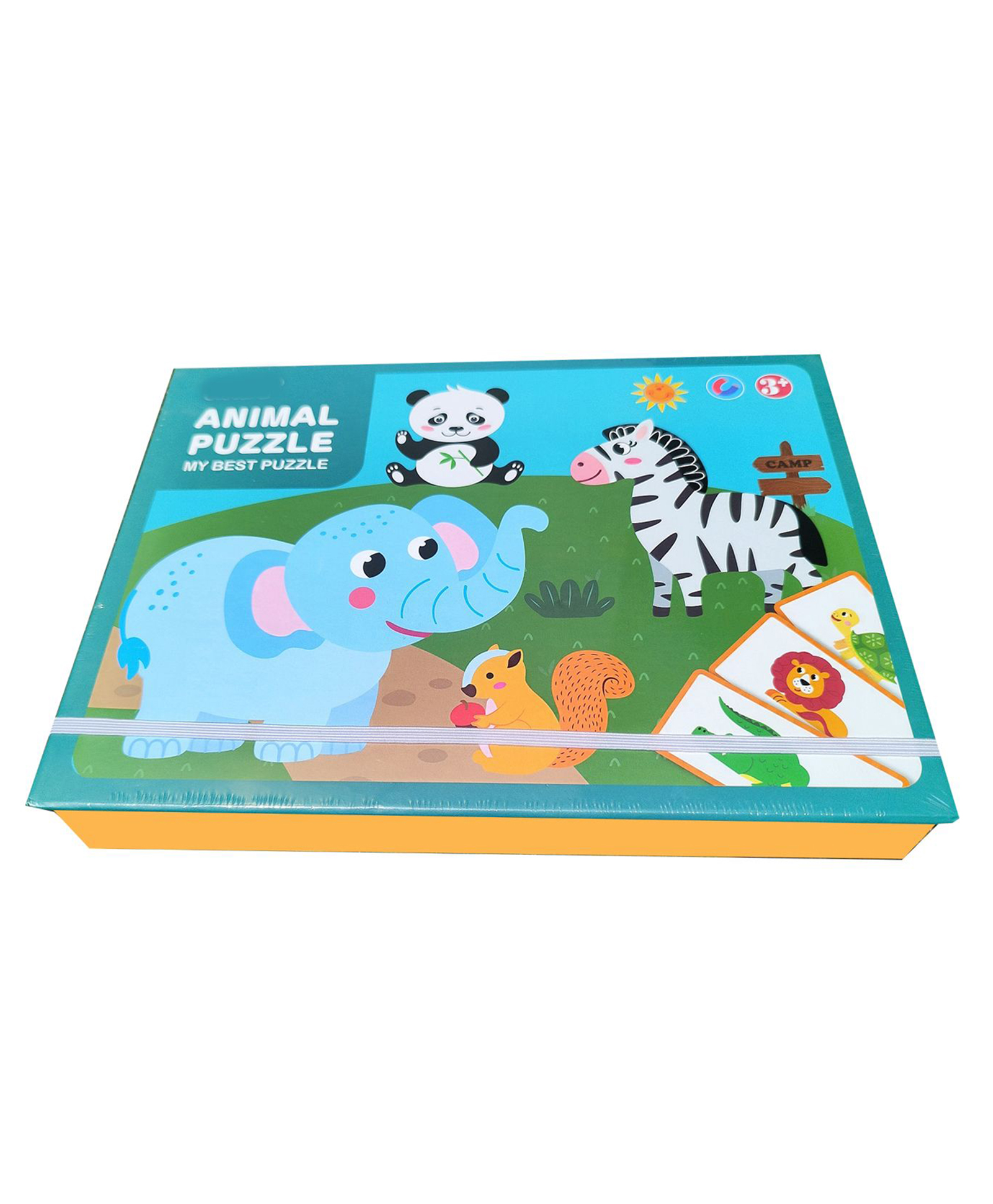 Urbane chic Magnetic 2 in 1  Animal Theme Puzzle Box Magnetic Puzzles Toys with Drawing Board for Kids  Multi-Functional Painting Book & Magnetic Puzzles-  Animal-Multicolor-picture-6