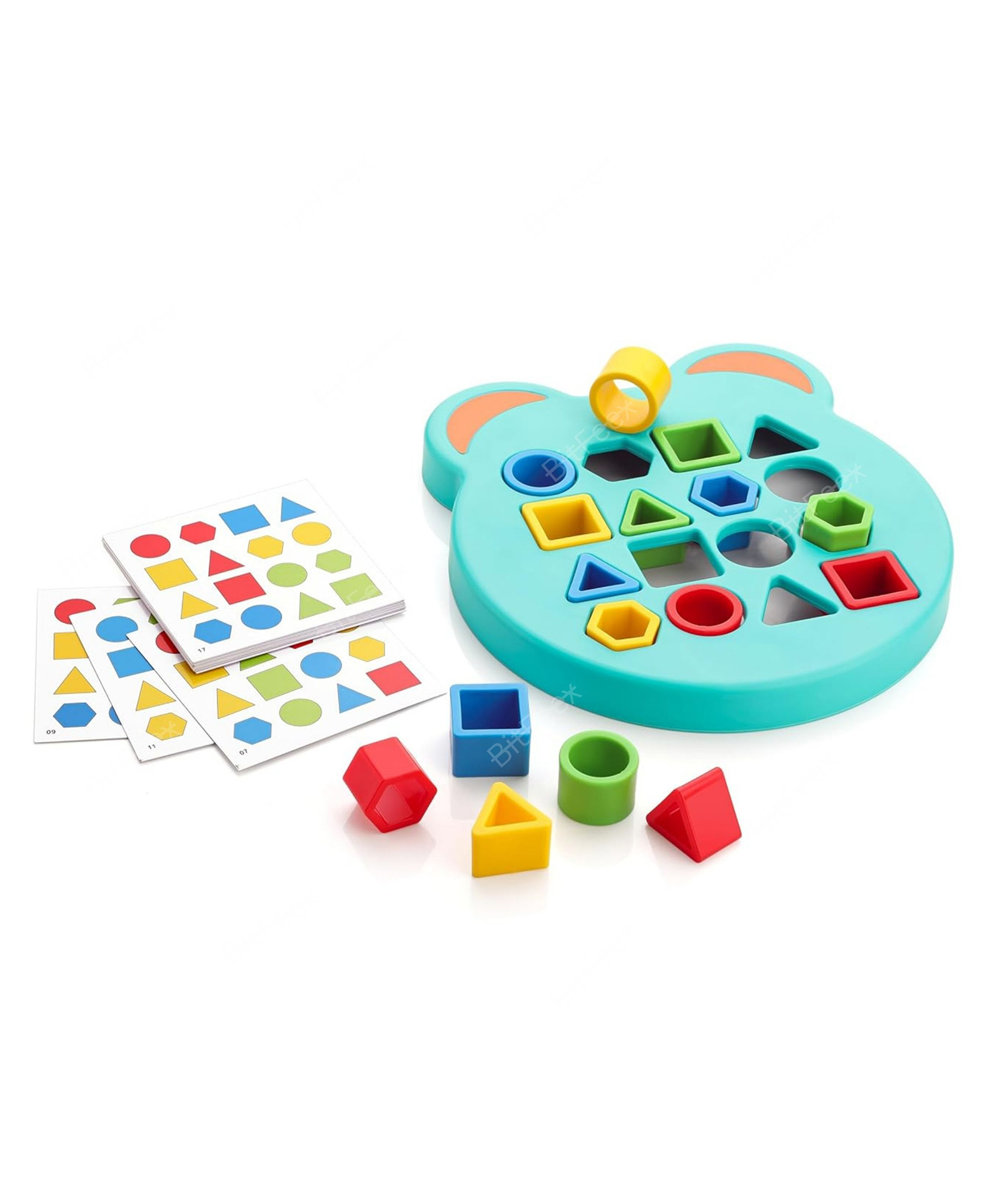 BitFeex Intellectual Learning Shape Matching Game Shape Sorter Shape and colour recognition toys-Multicolor-picture-28