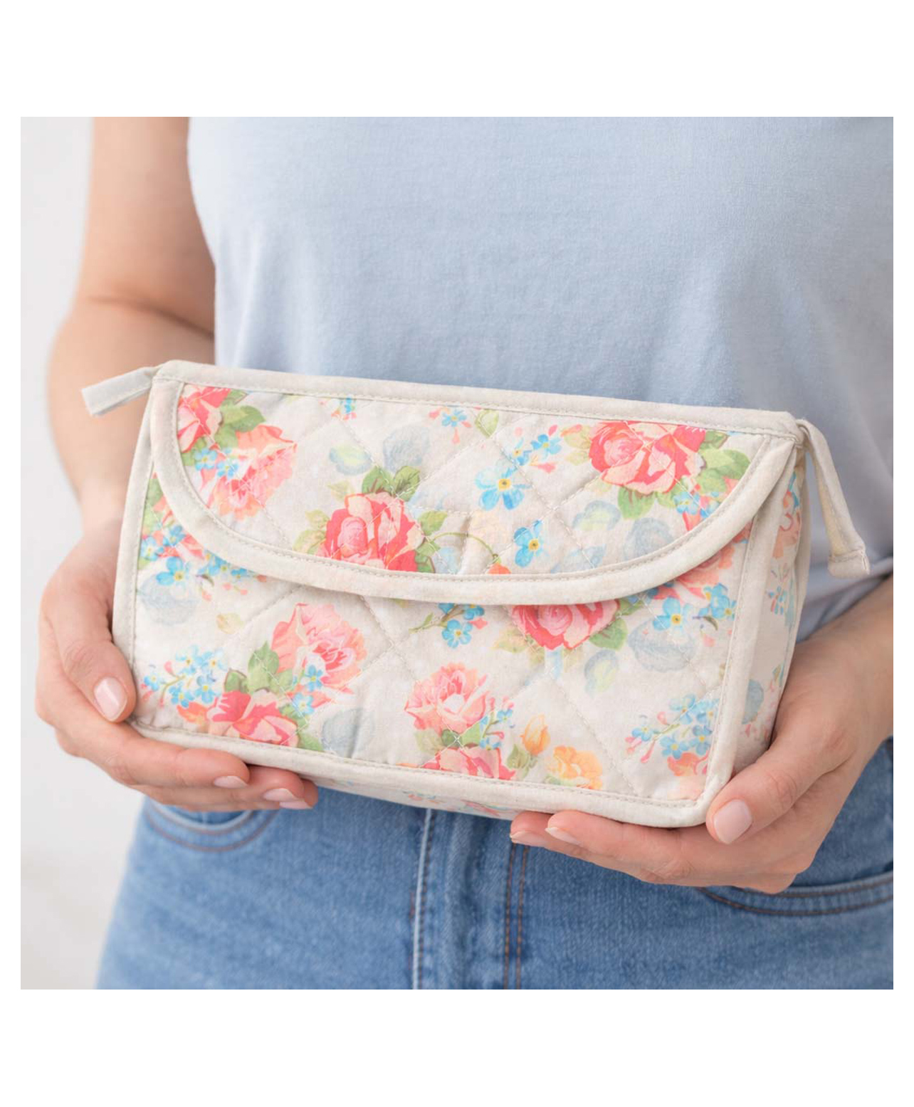 Playful Plunge Cosmetic Case - Floral2-image-18